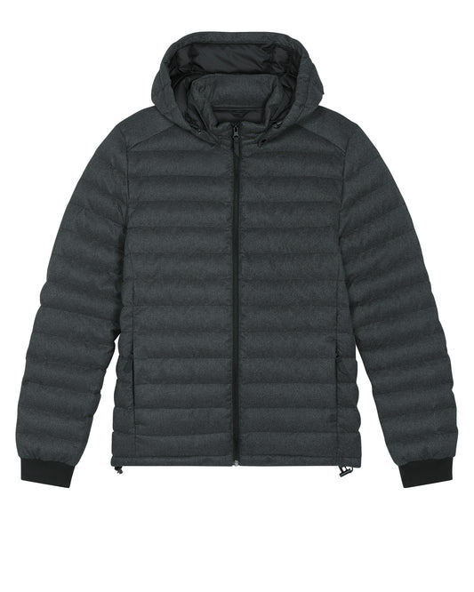 Recycled mens hooded softshell fitted - Stanley Voyager Wool-Like