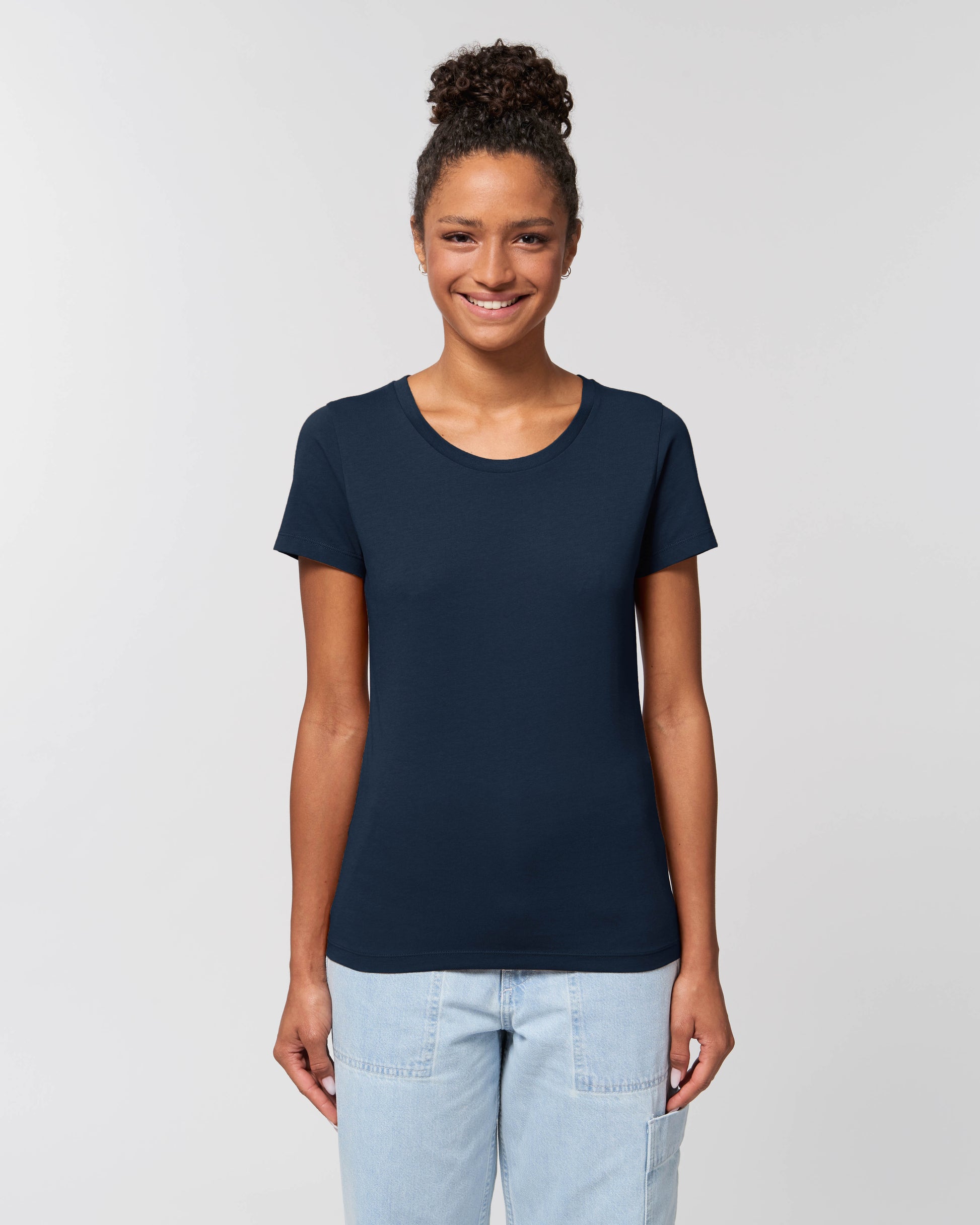 Custom fitted tee women with round neck - Stella Expresser