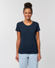 Custom fitted tee women with round neck - Stella Expresser