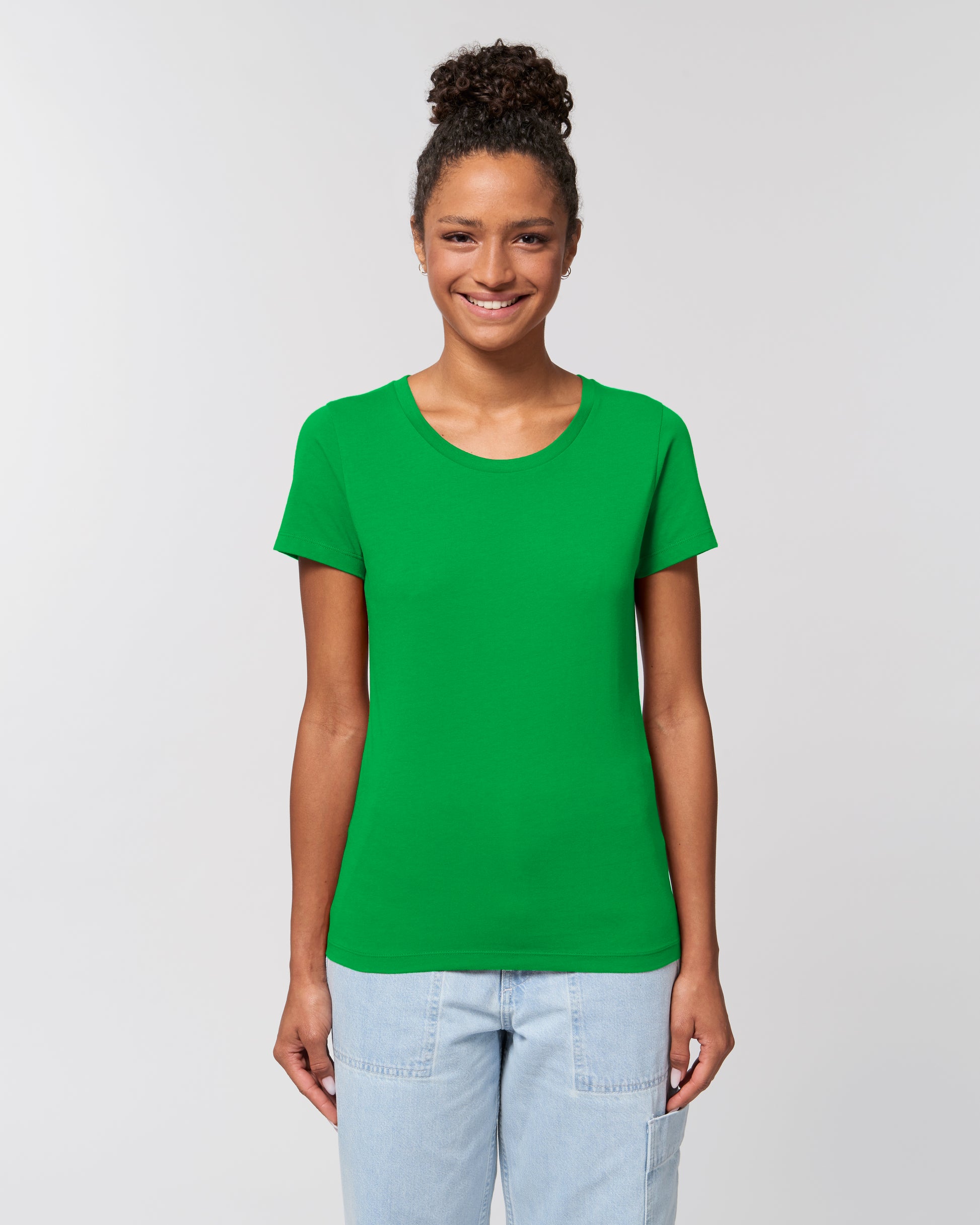Custom fitted tee women with round neck - Stella Expresser