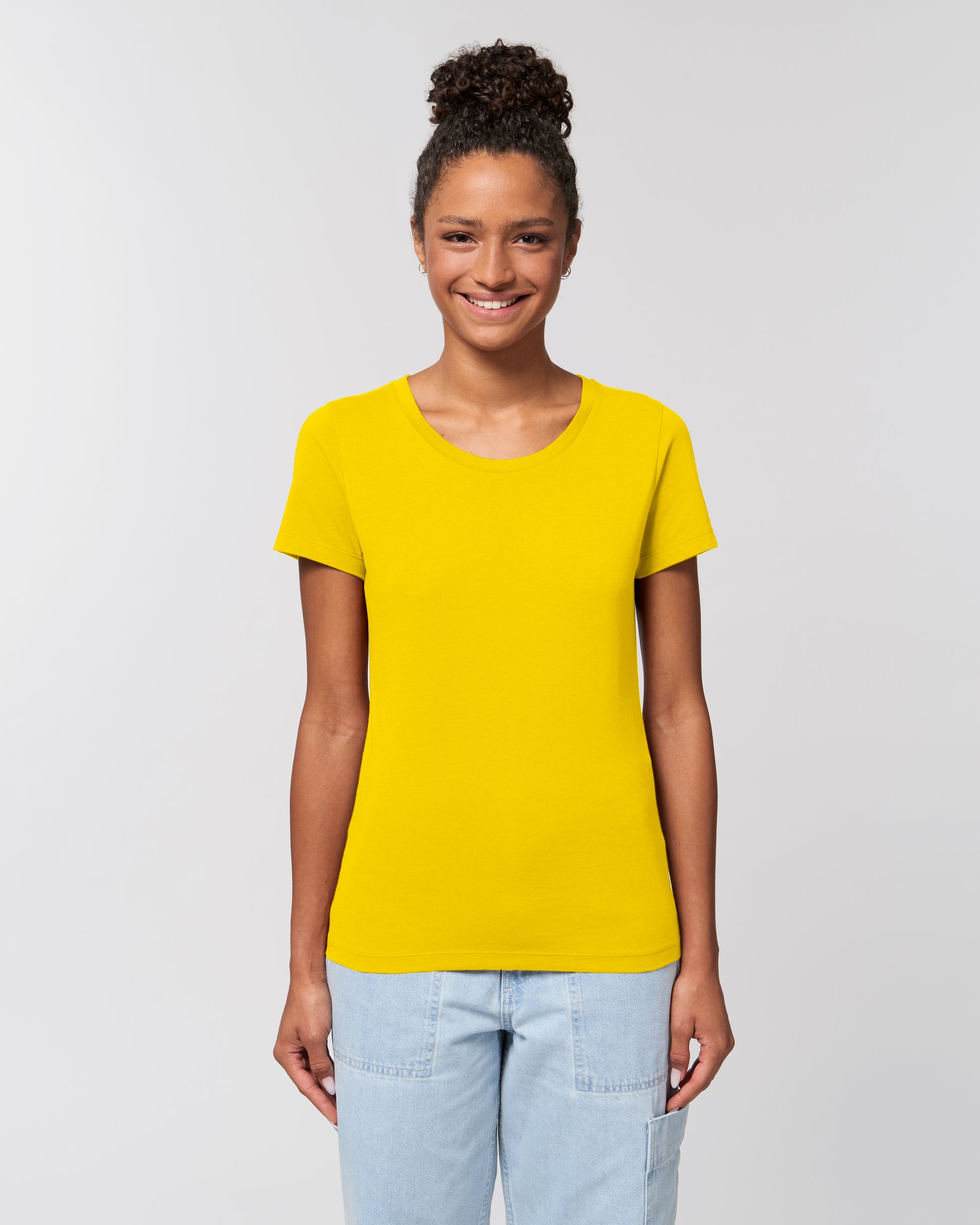 Custom fitted tee women with round neck - Stella Expresser