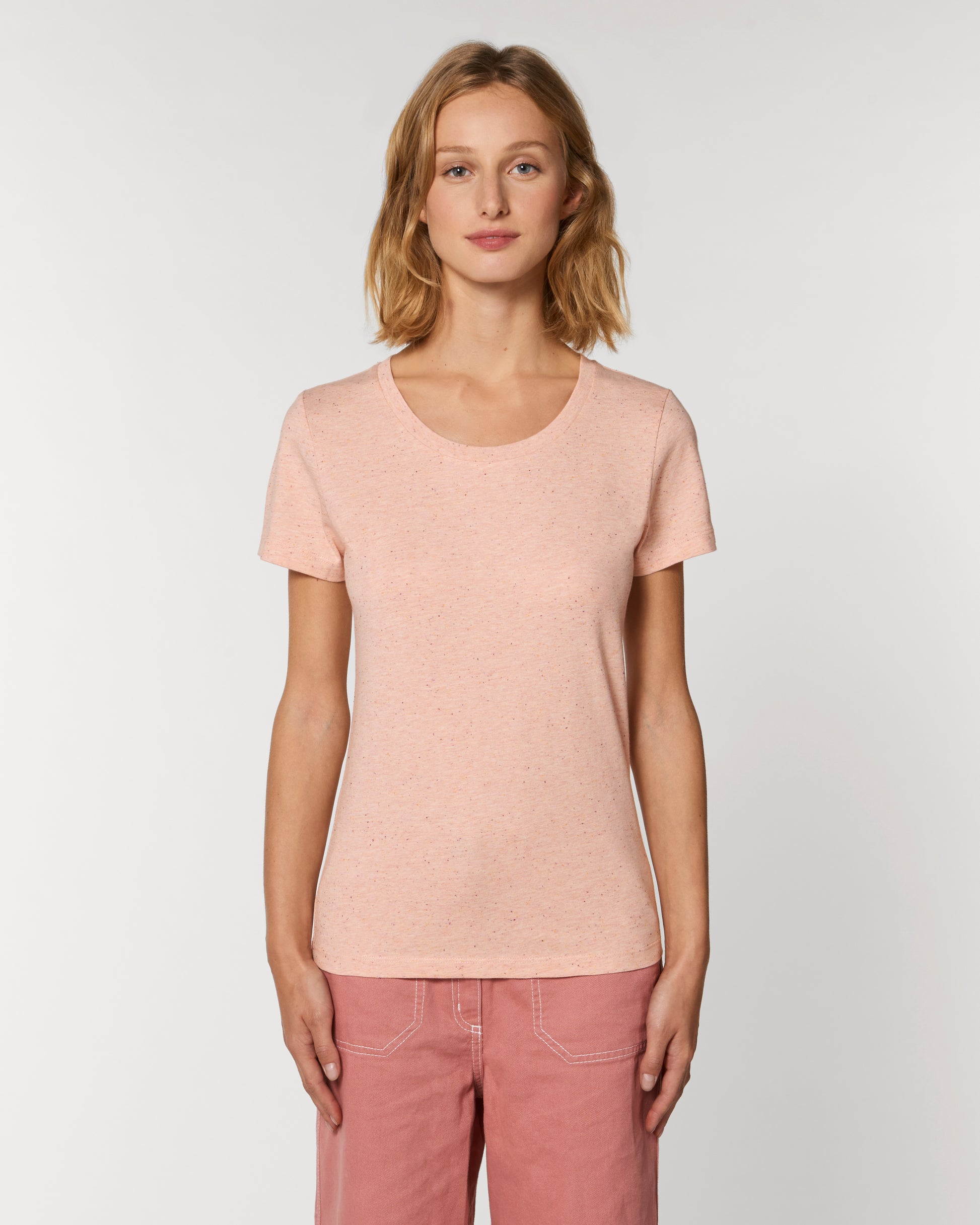 Custom fitted tee women with round neck - Stella Expresser