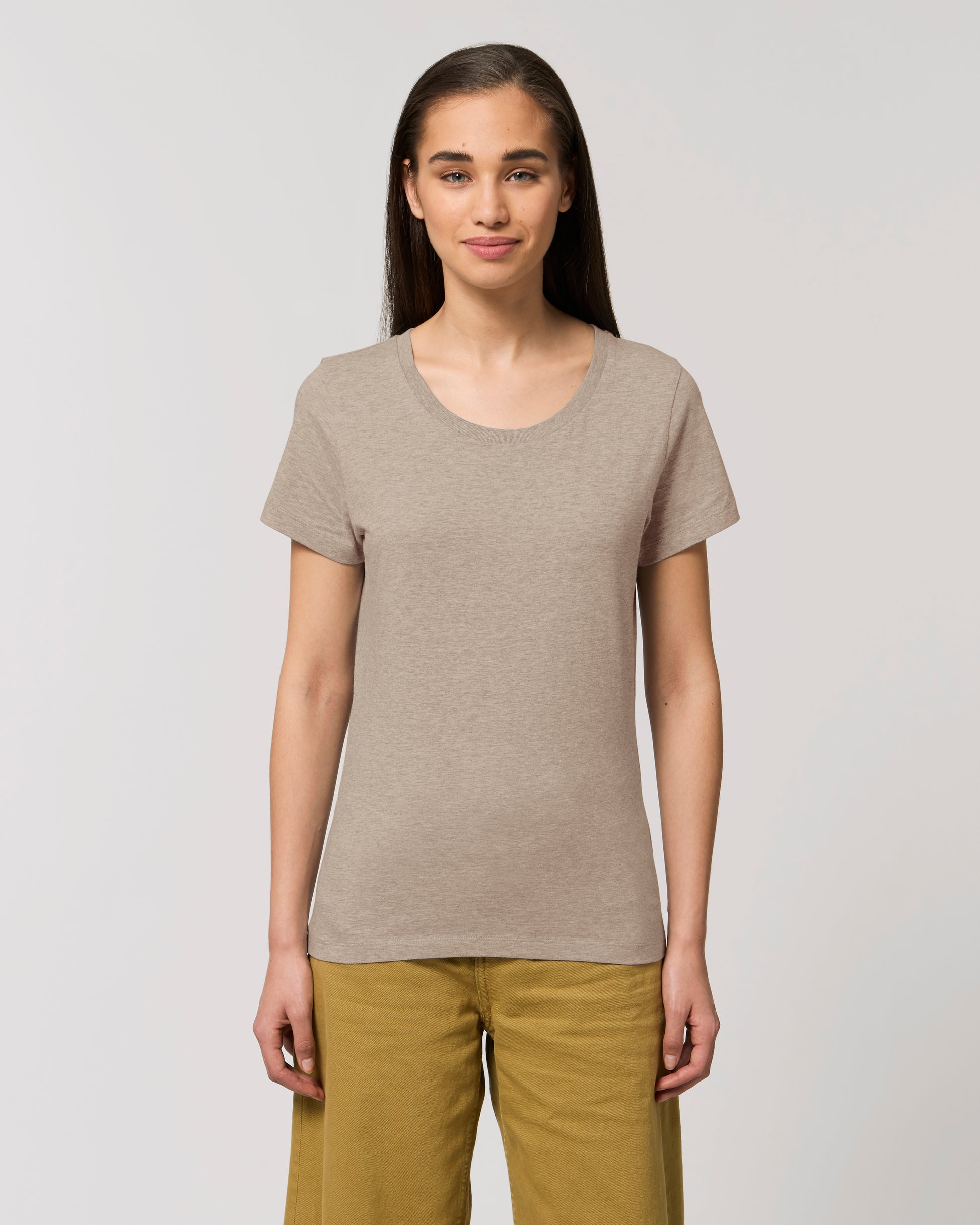 Custom fitted tee women with round neck - Stella Expresser