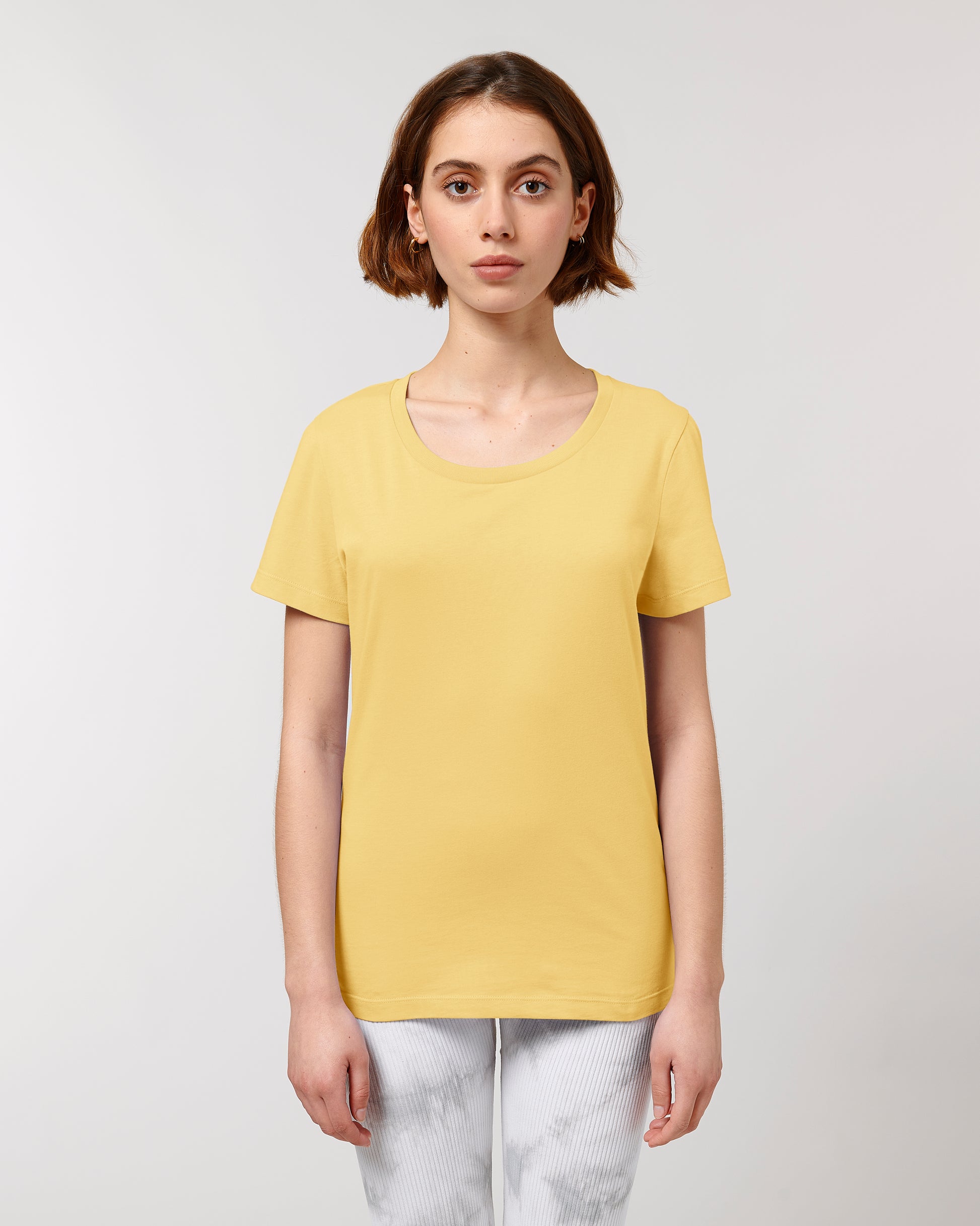 Custom fitted tee women with round neck - Stella Expresser