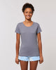 Custom fitted tee women with round neck - Stella Expresser