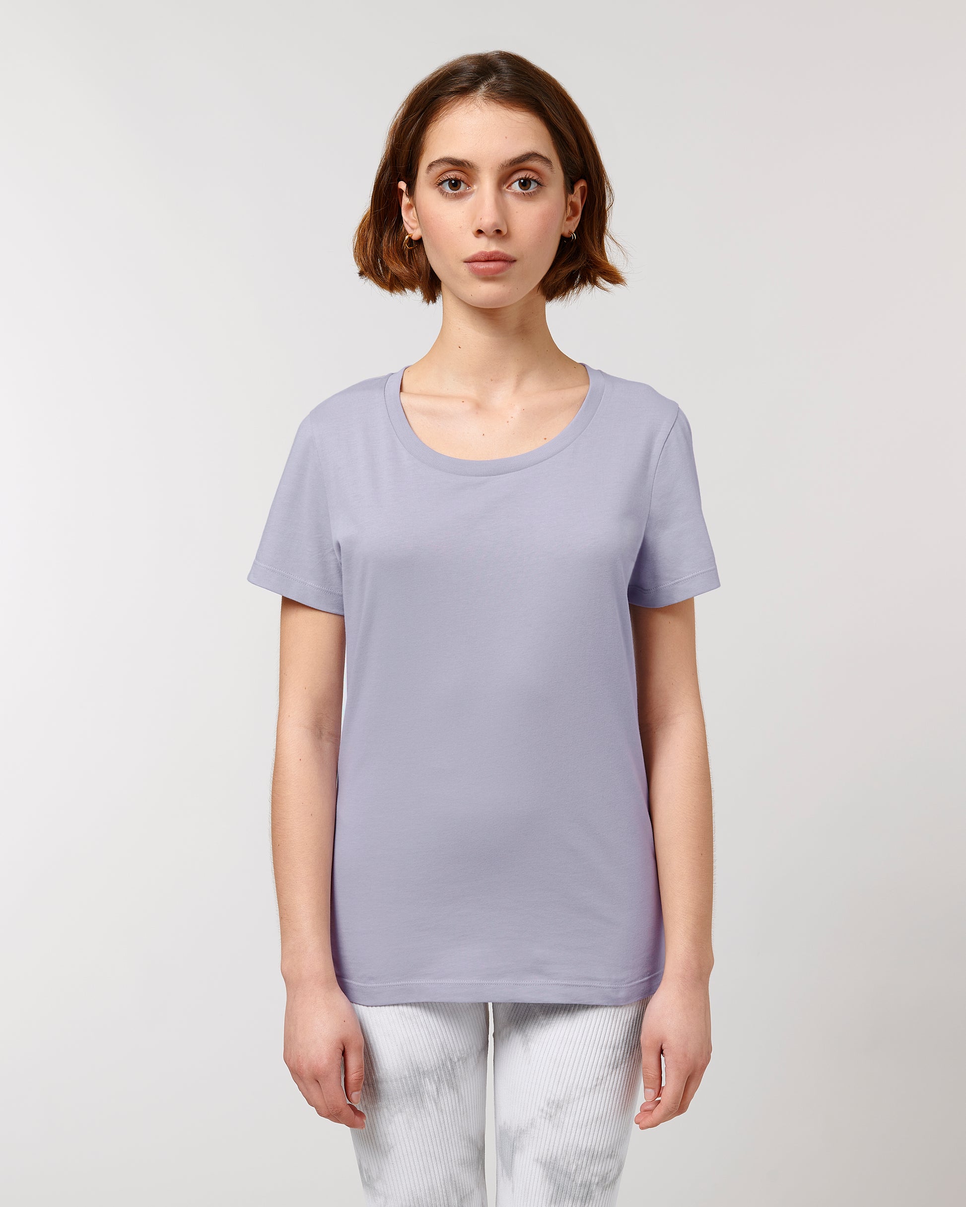 Custom fitted tee women with round neck - Stella Expresser