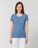 Custom fitted tee women with round neck - Stella Expresser
