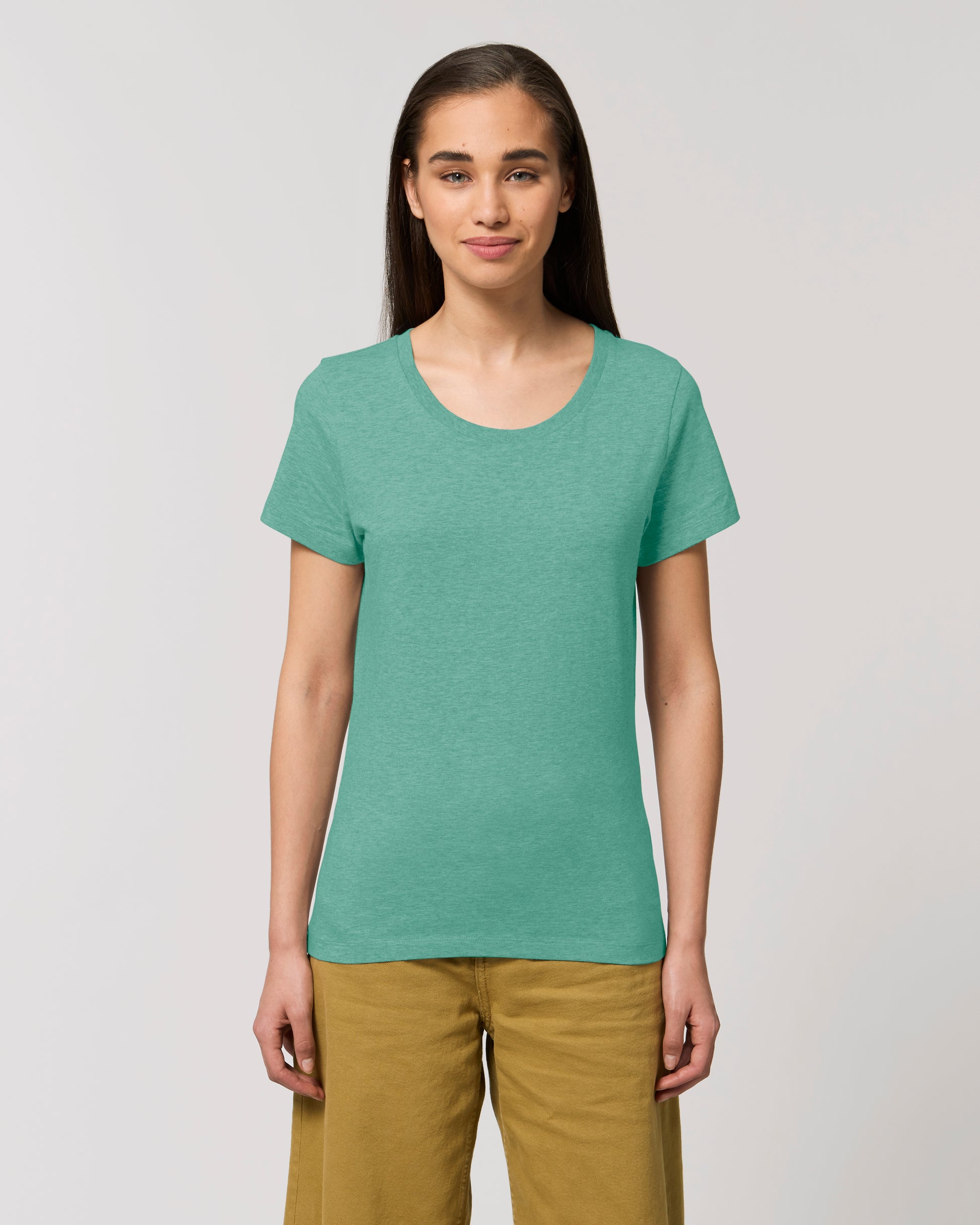 Custom fitted tee women with round neck - Stella Expresser