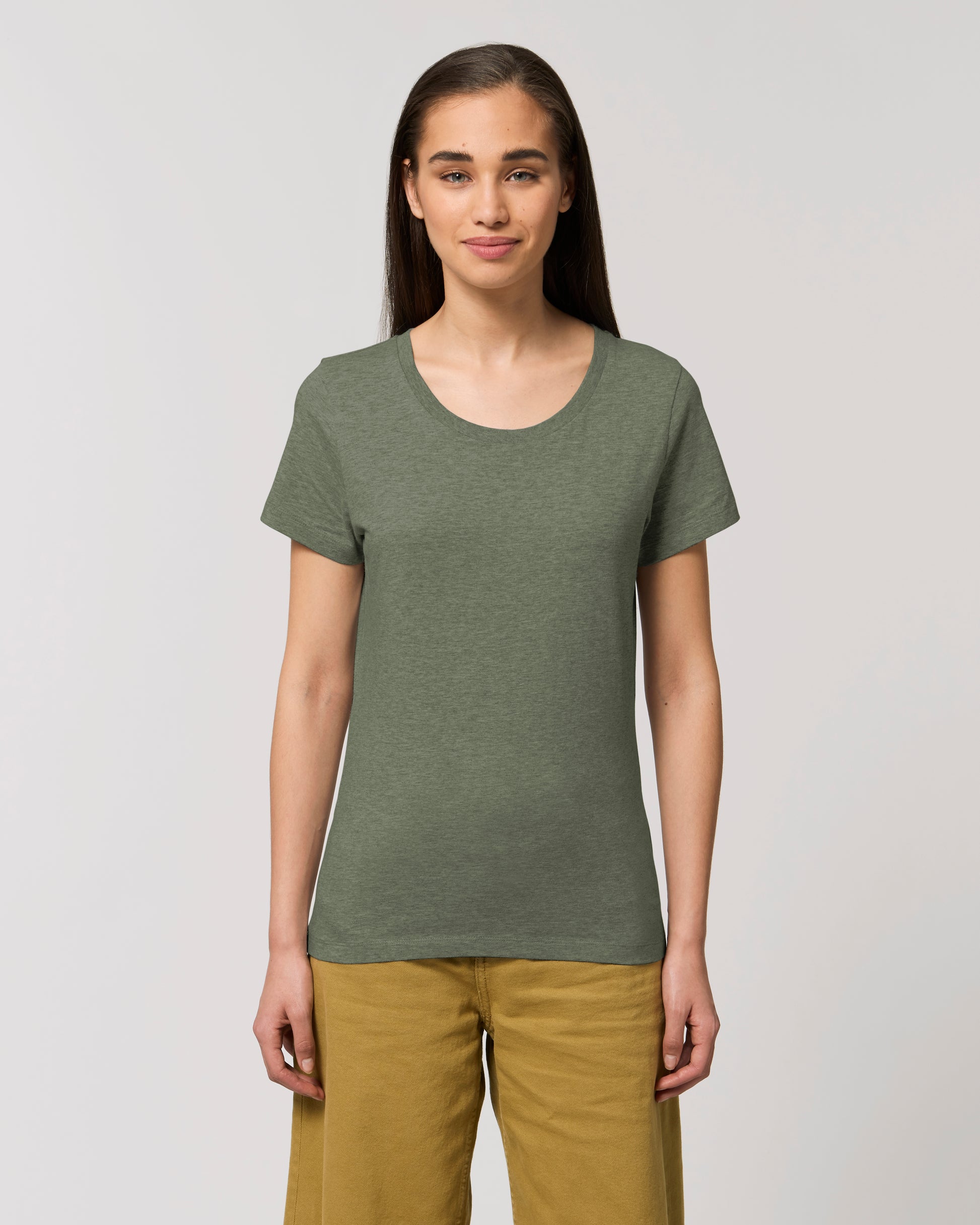 Custom fitted tee women with round neck - Stella Expresser