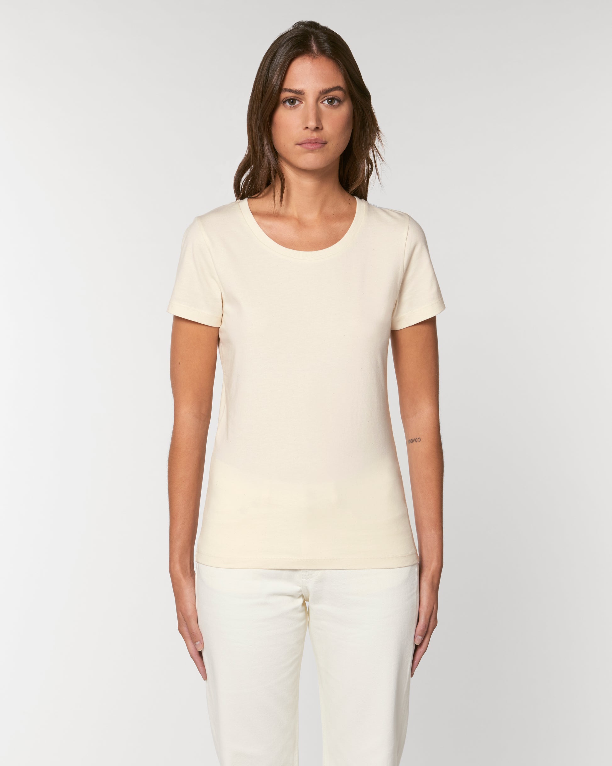 Custom fitted tee women with round neck - Stella Expresser