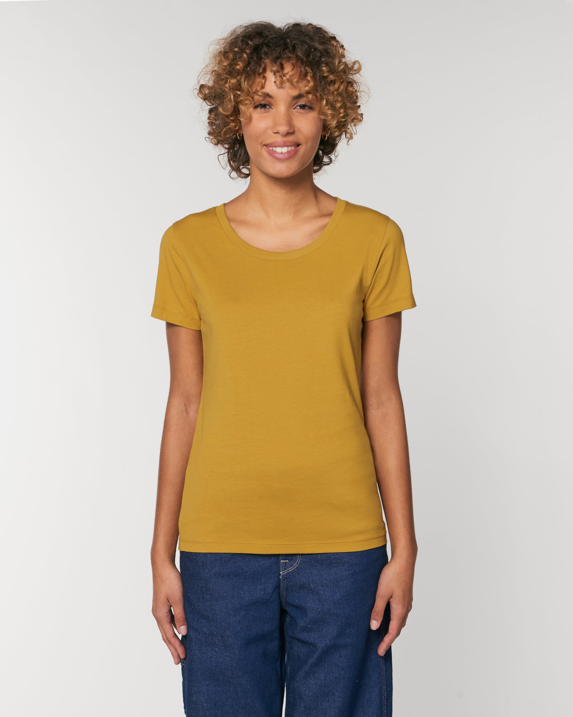 Custom fitted tee women with round neck - Stella Expresser