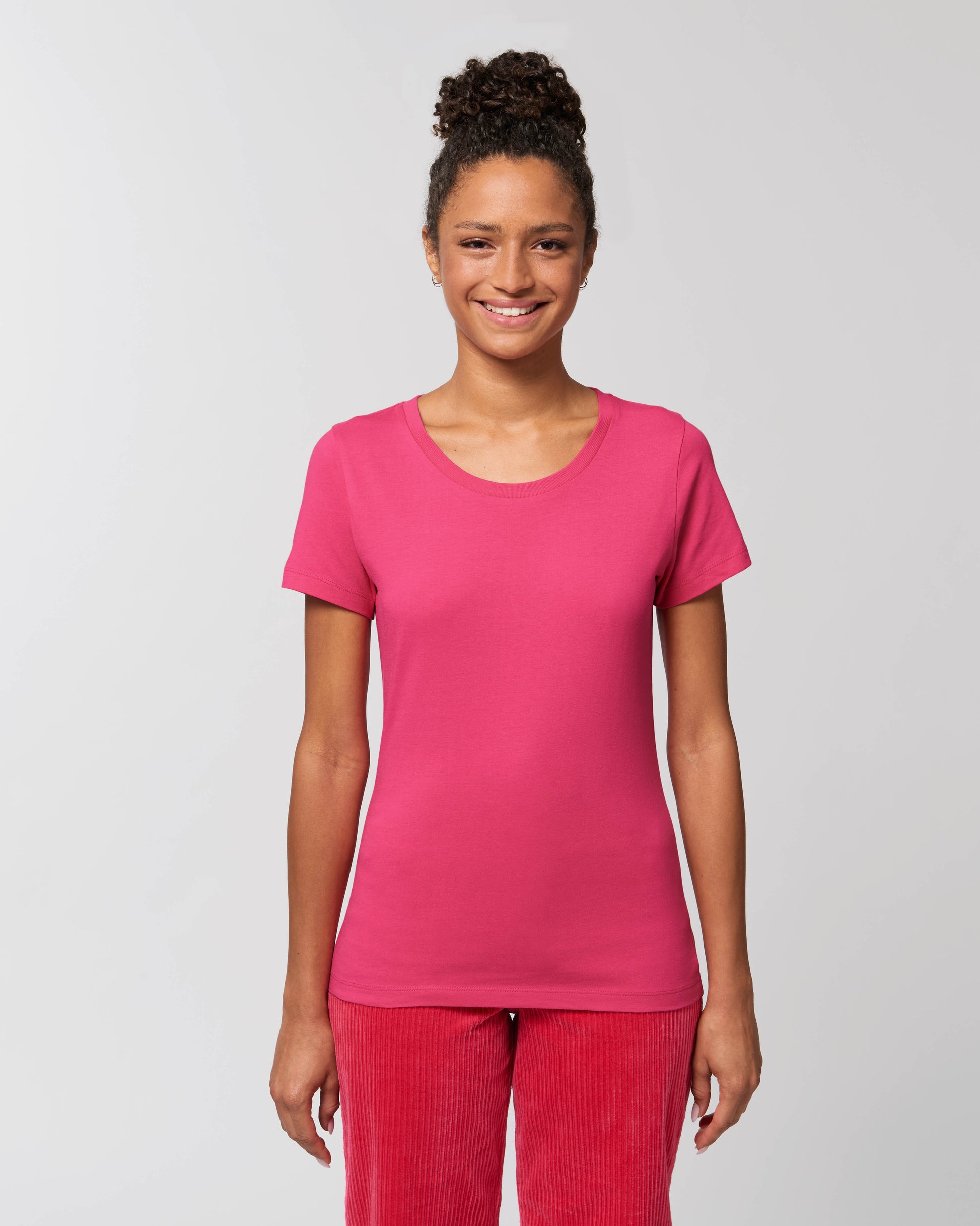 Custom fitted tee women with round neck - Stella Expresser