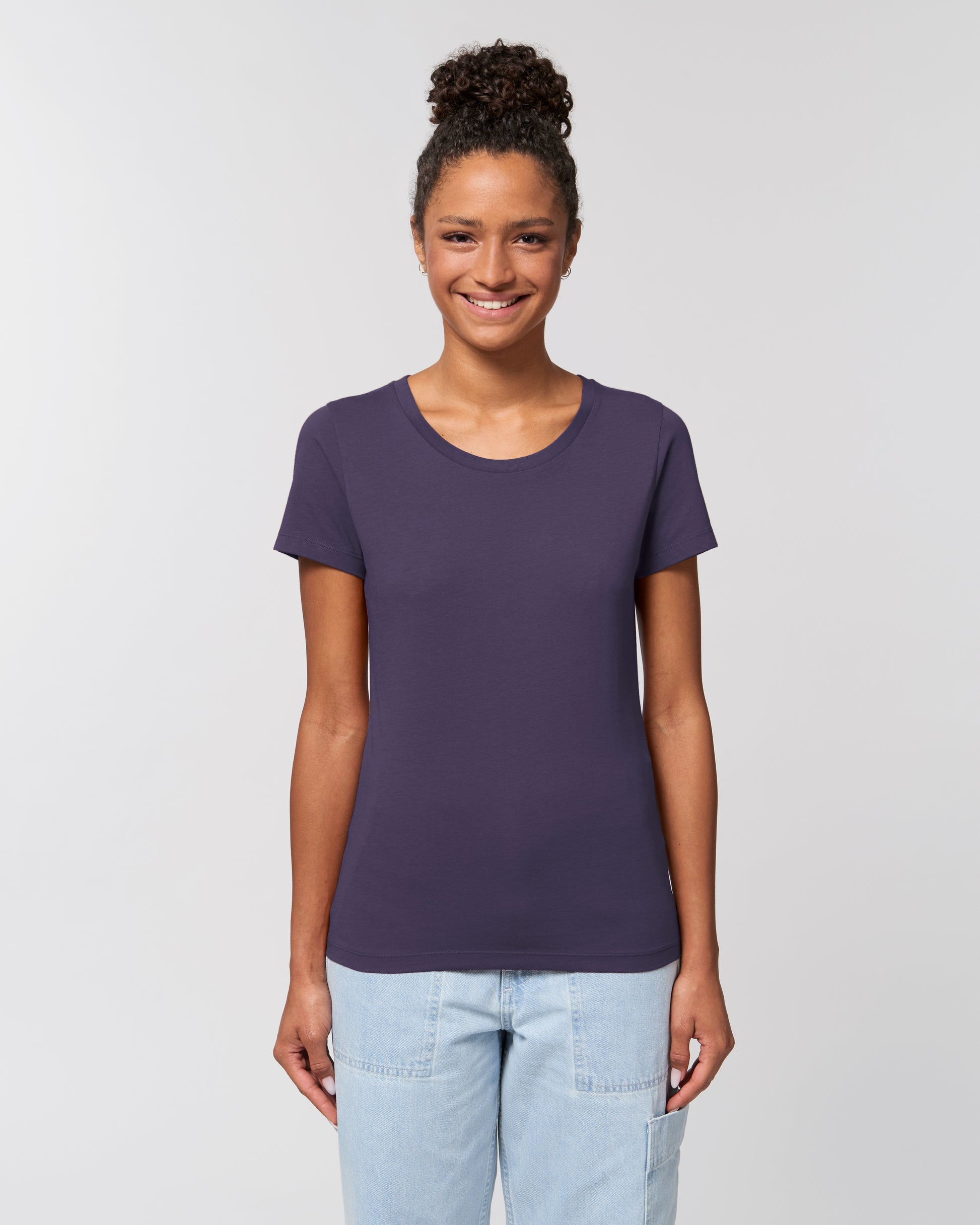 Custom fitted tee women with round neck - Stella Expresser