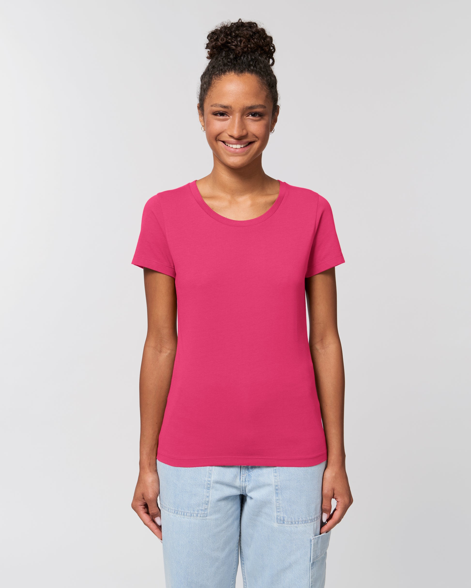 Custom fitted tee women with round neck - Stella Expresser