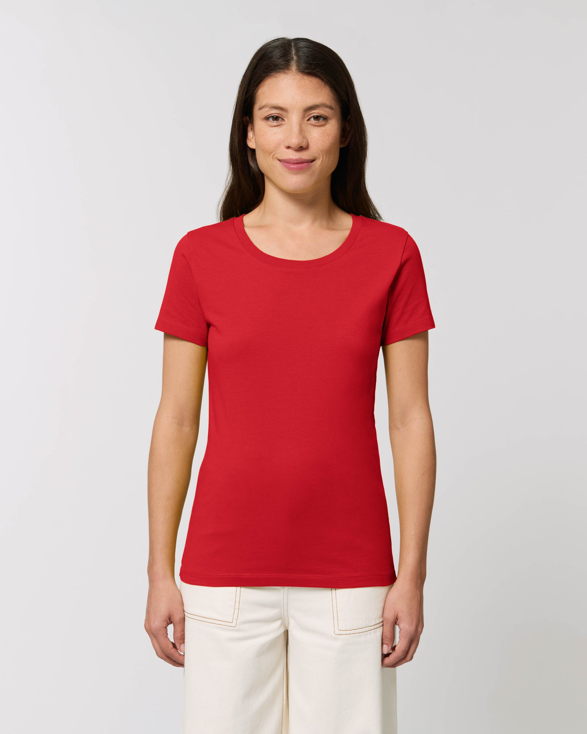 Custom fitted tee women with round neck - Stella Expresser