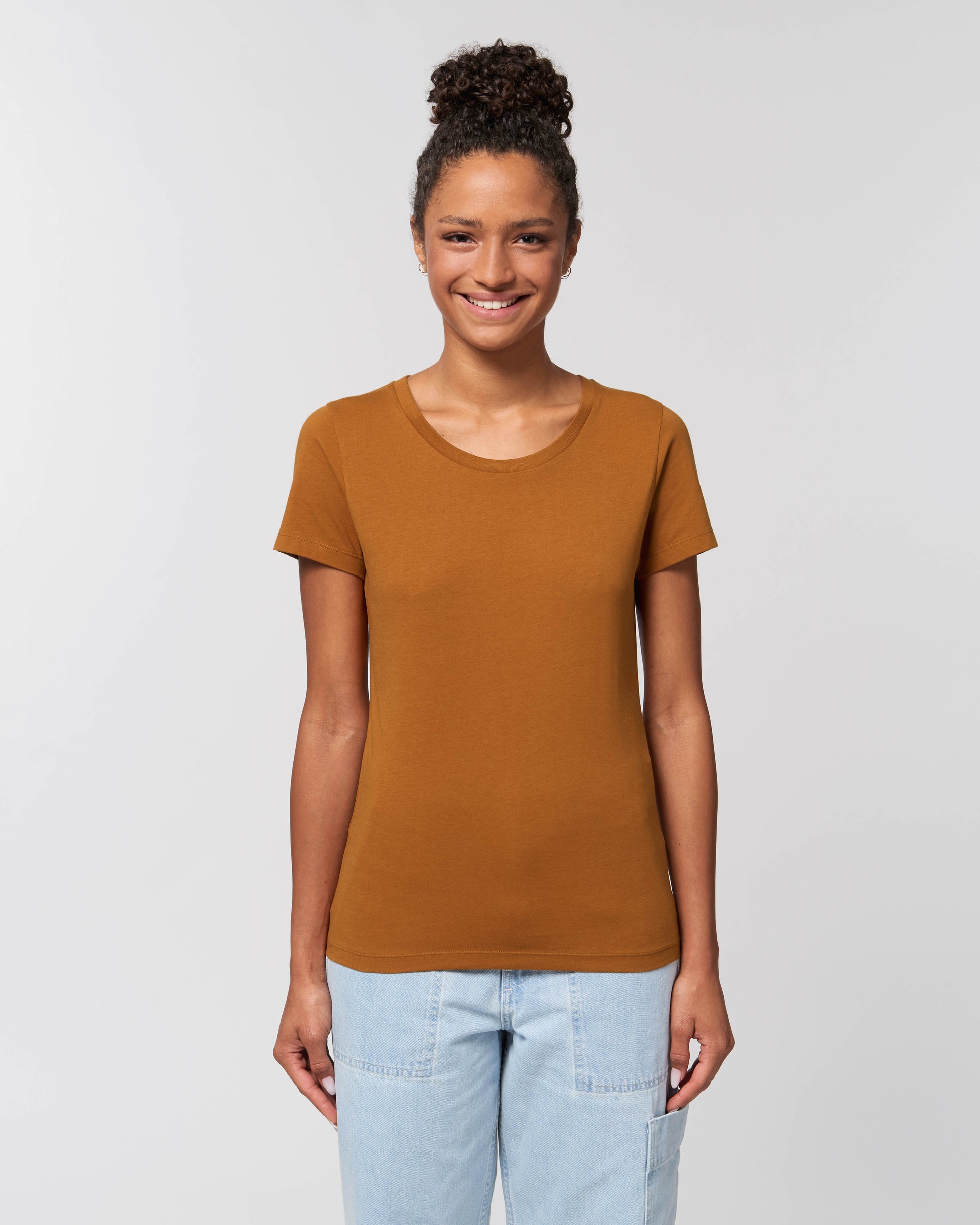 Custom fitted tee women with round neck - Stella Expresser