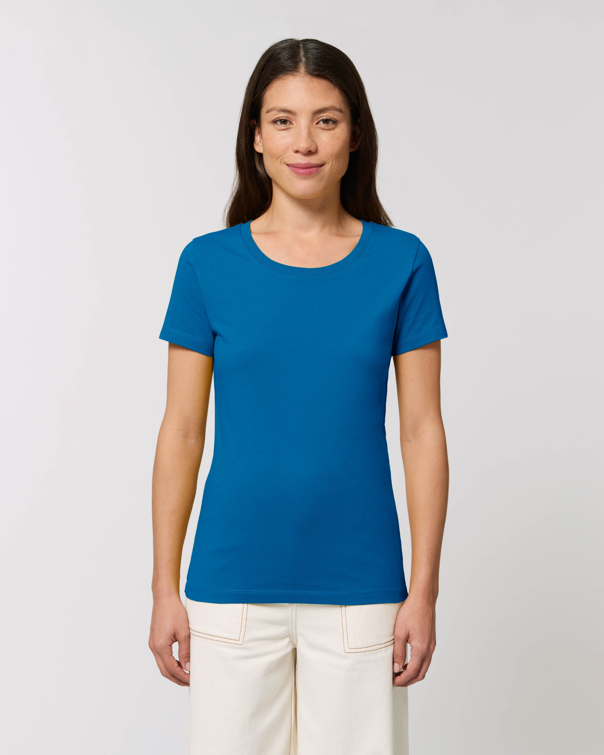 Custom fitted tee women with round neck - Stella Expresser