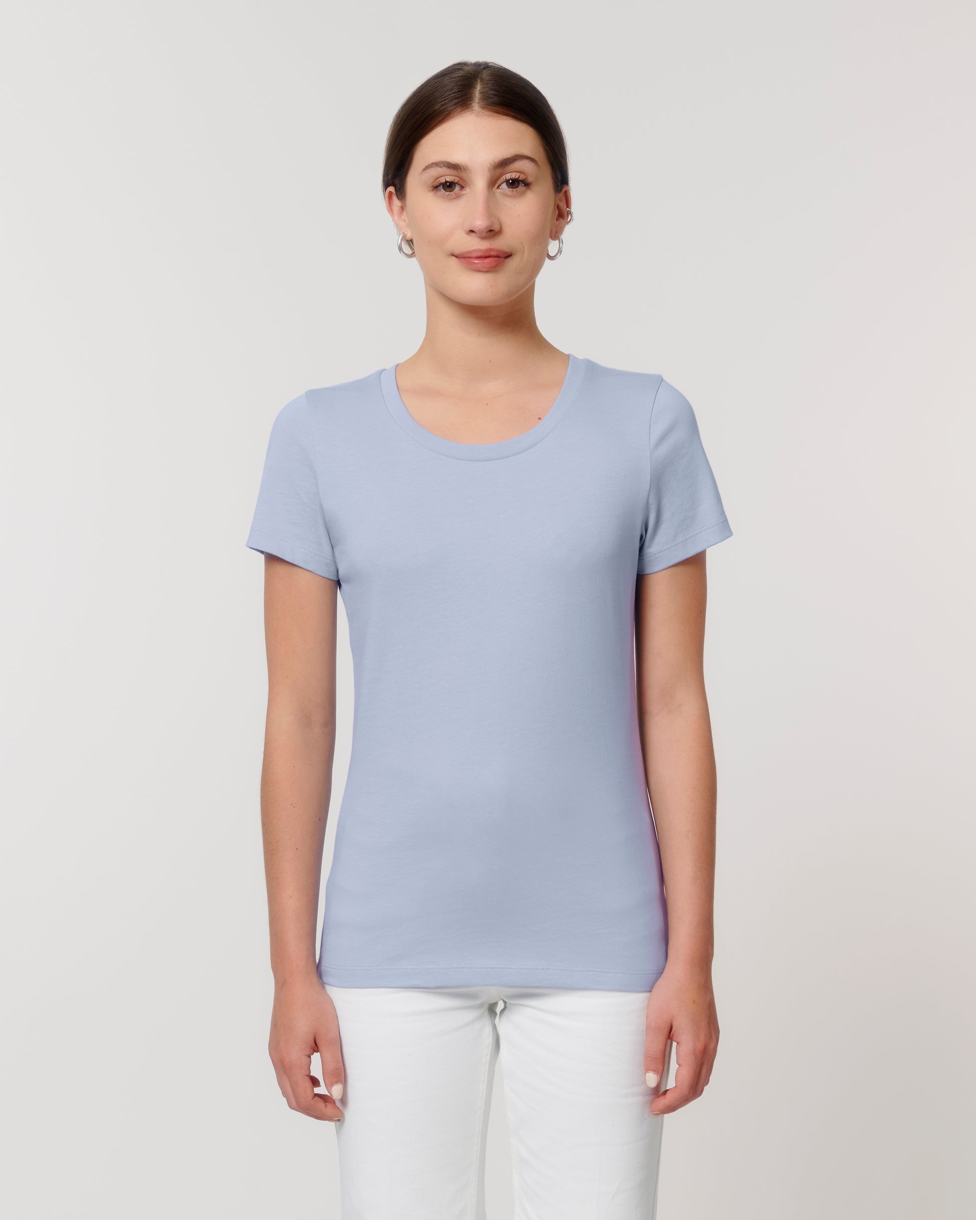 Custom fitted tee women with round neck - Stella Expresser