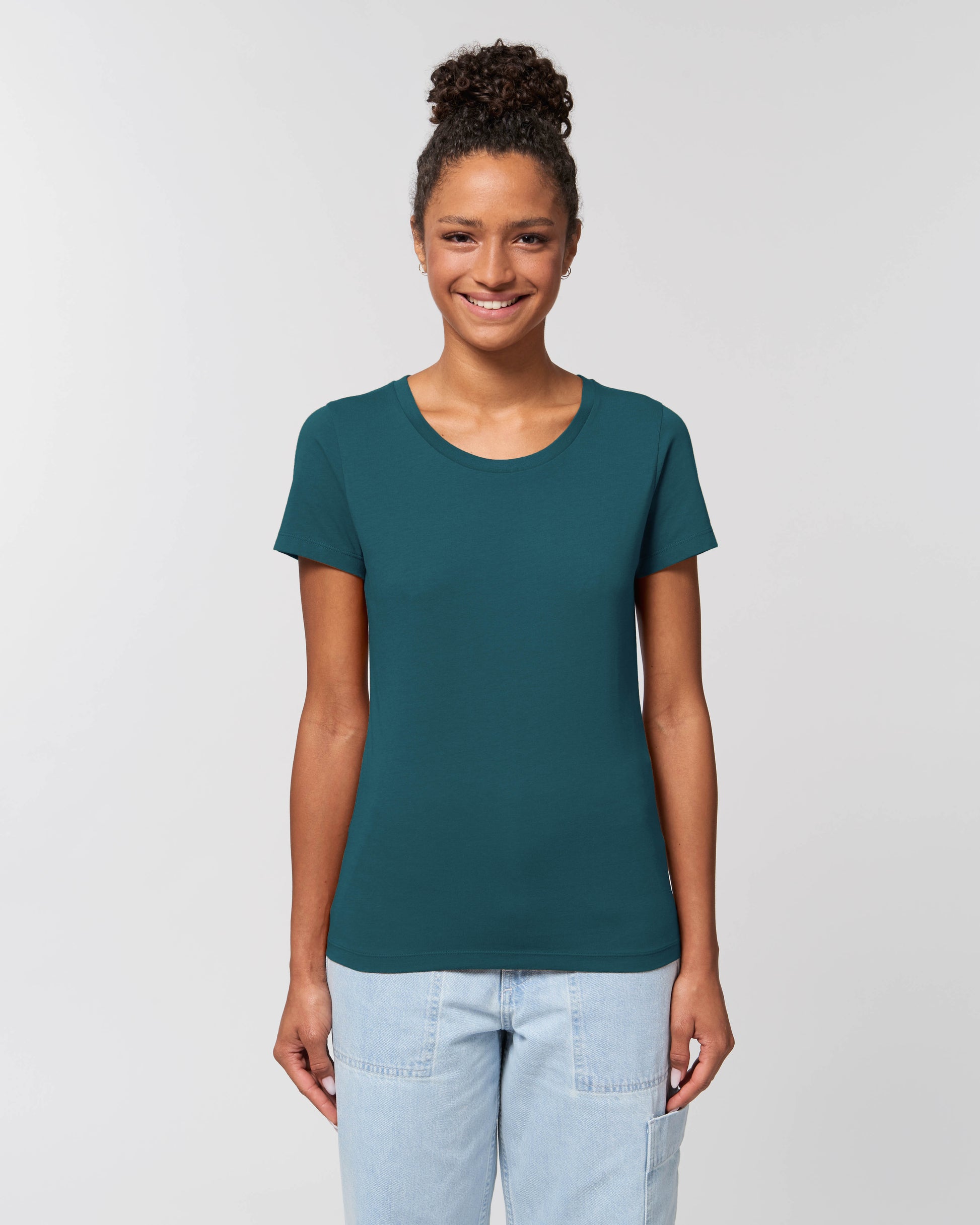 Custom fitted tee women with round neck - Stella Expresser
