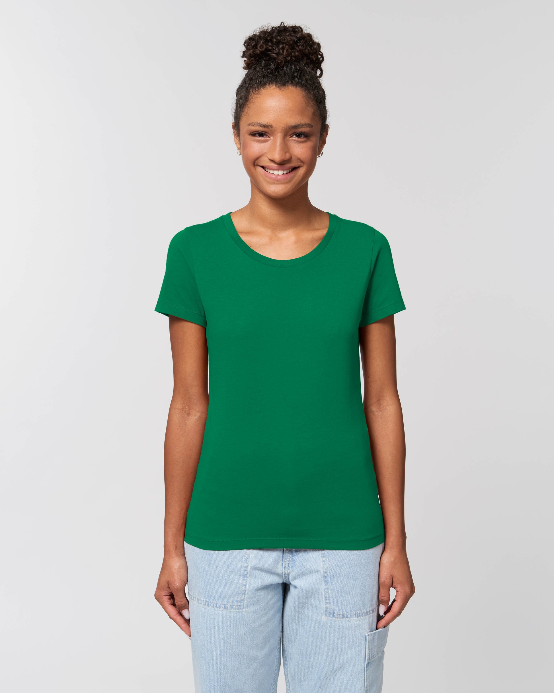 Custom fitted tee women with round neck - Stella Expresser