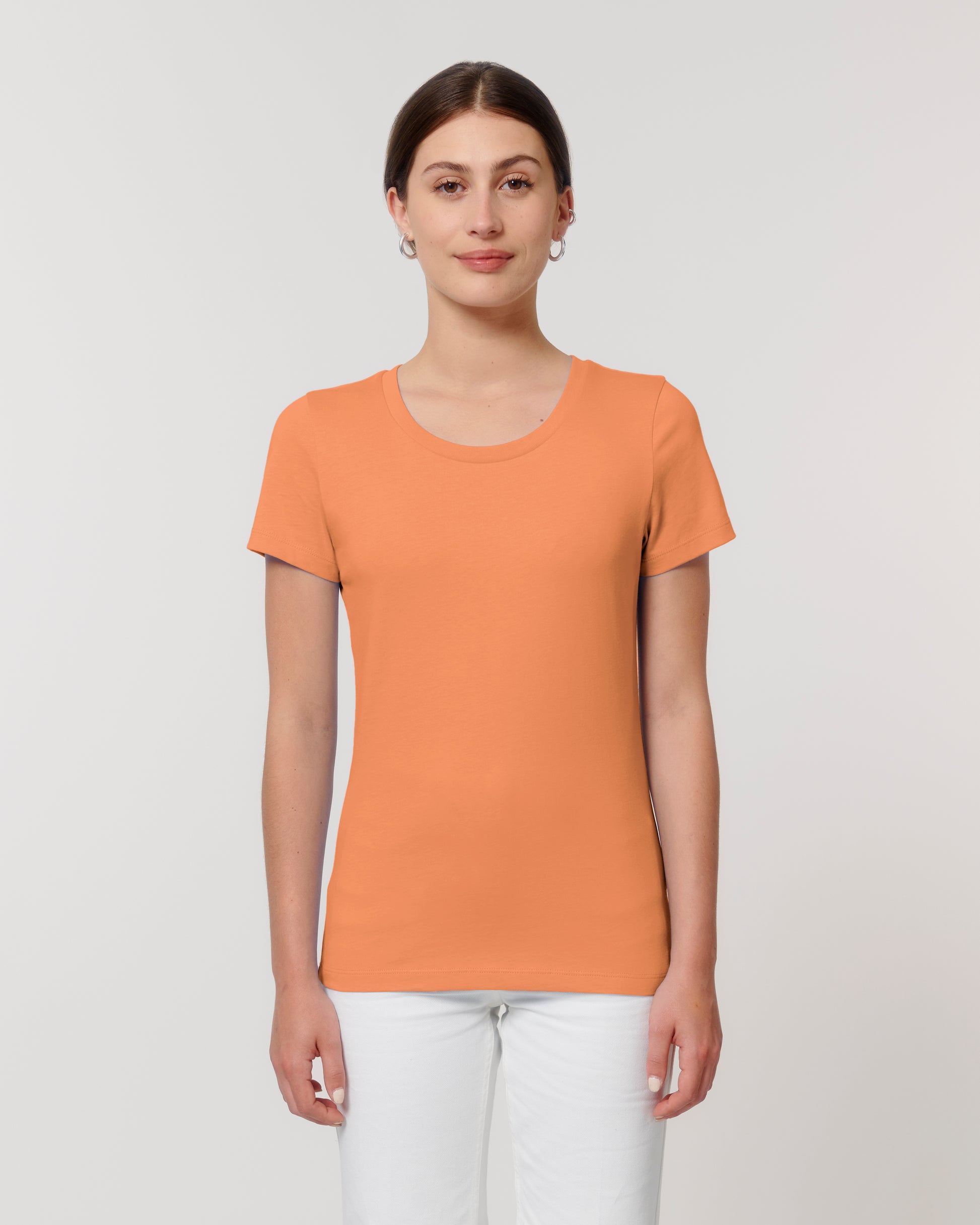 Custom fitted tee women with round neck - Stella Expresser