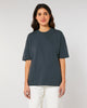 Organic Unisex Oversized Tee with Stand-Up Collar - Blaster