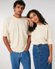 Organic Unisex Oversized Tee with Stand-Up Collar - Blaster