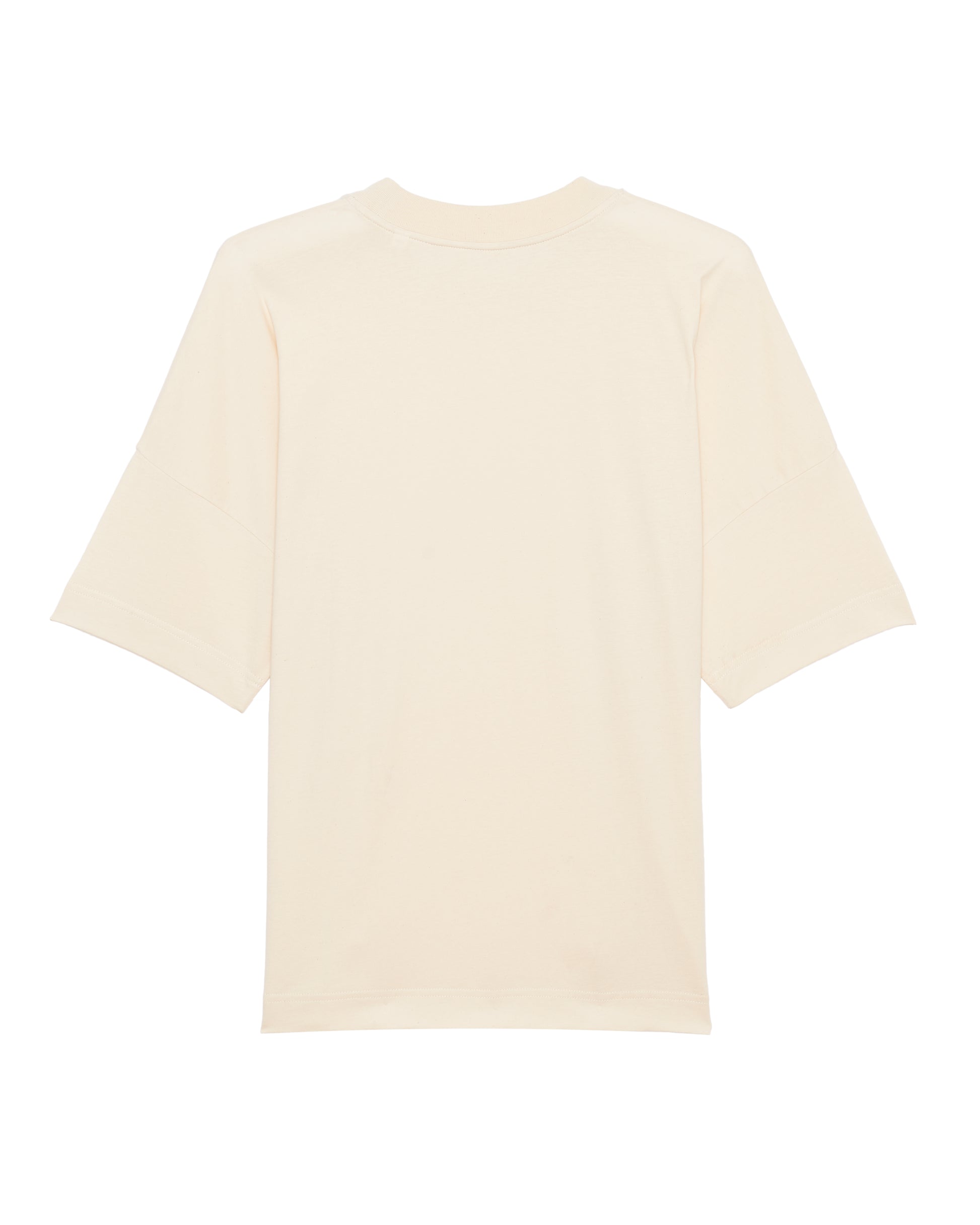 Organic Unisex Oversized Tee with Stand-Up Collar - Blaster