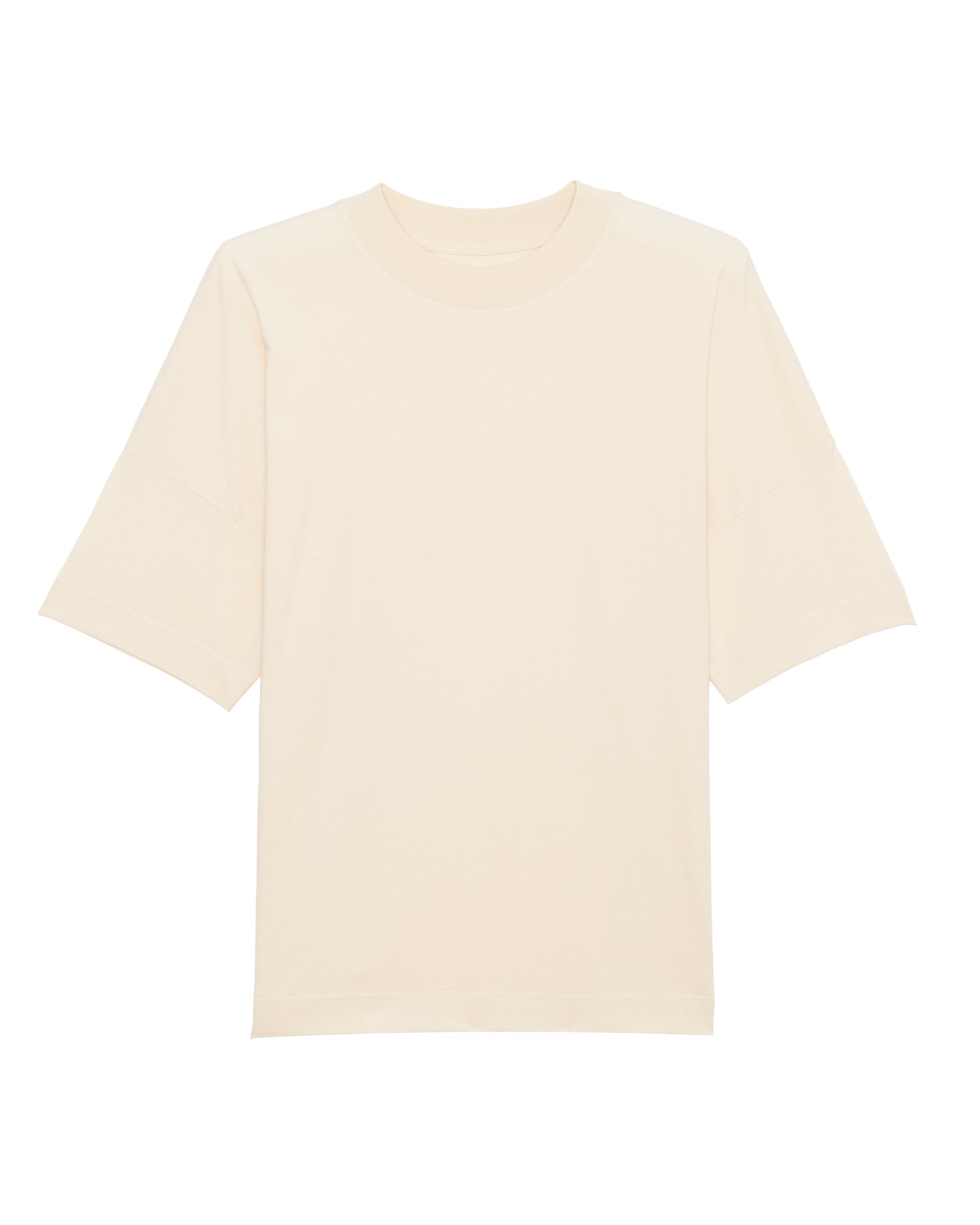 Organic Unisex Oversized Tee with Stand-Up Collar - Blaster