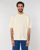 Organic Unisex Oversized Tee with Stand-Up Collar - Blaster