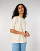 Organic Unisex Oversized Tee with Stand-Up Collar - Blaster