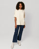 Organic Unisex Oversized Tee with Stand-Up Collar - Blaster