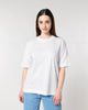 Organic Unisex Oversized Tee with Stand-Up Collar - Blaster