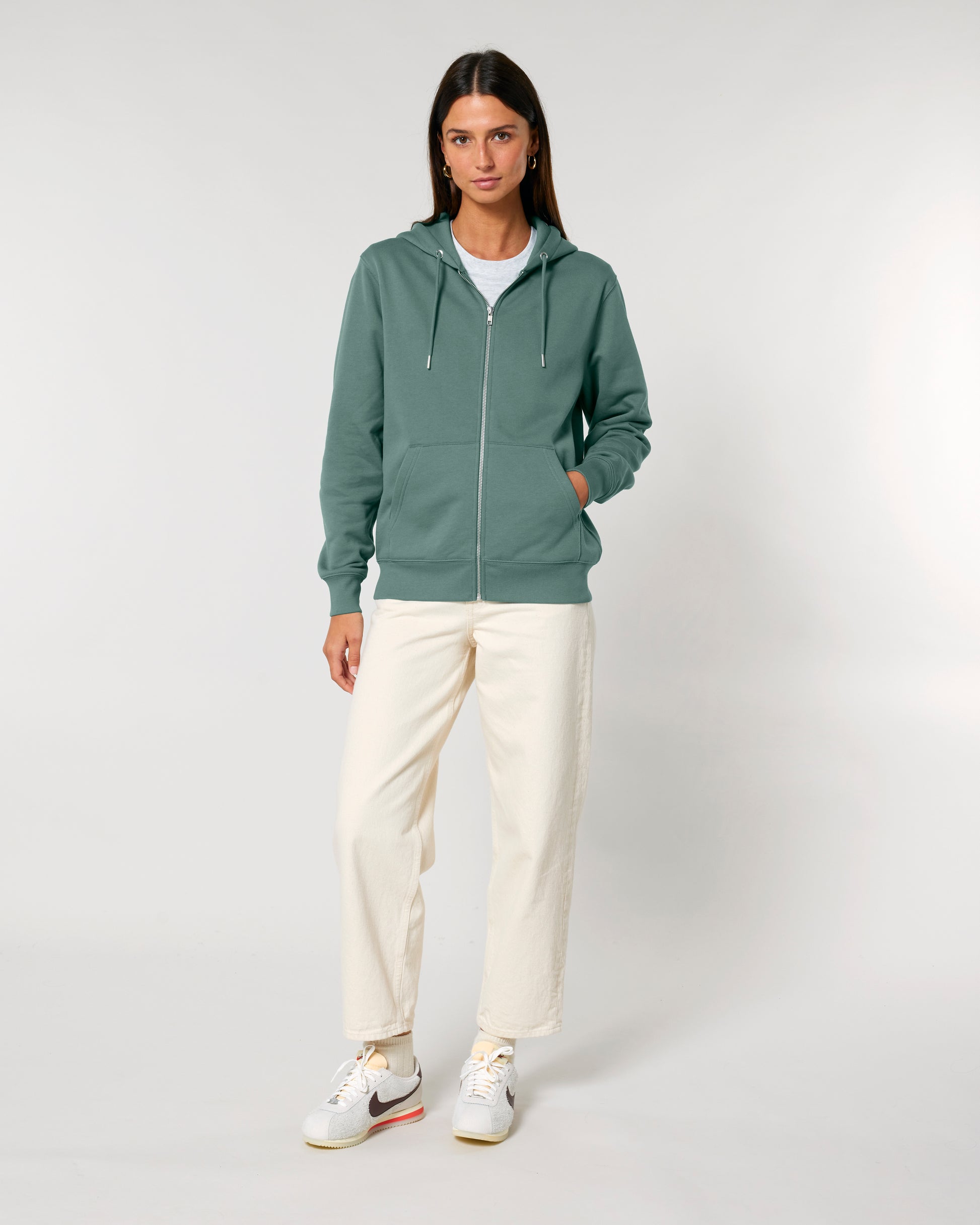 Organic Unisex Zipped Hoodie Medium fit - Cultivator 2.0