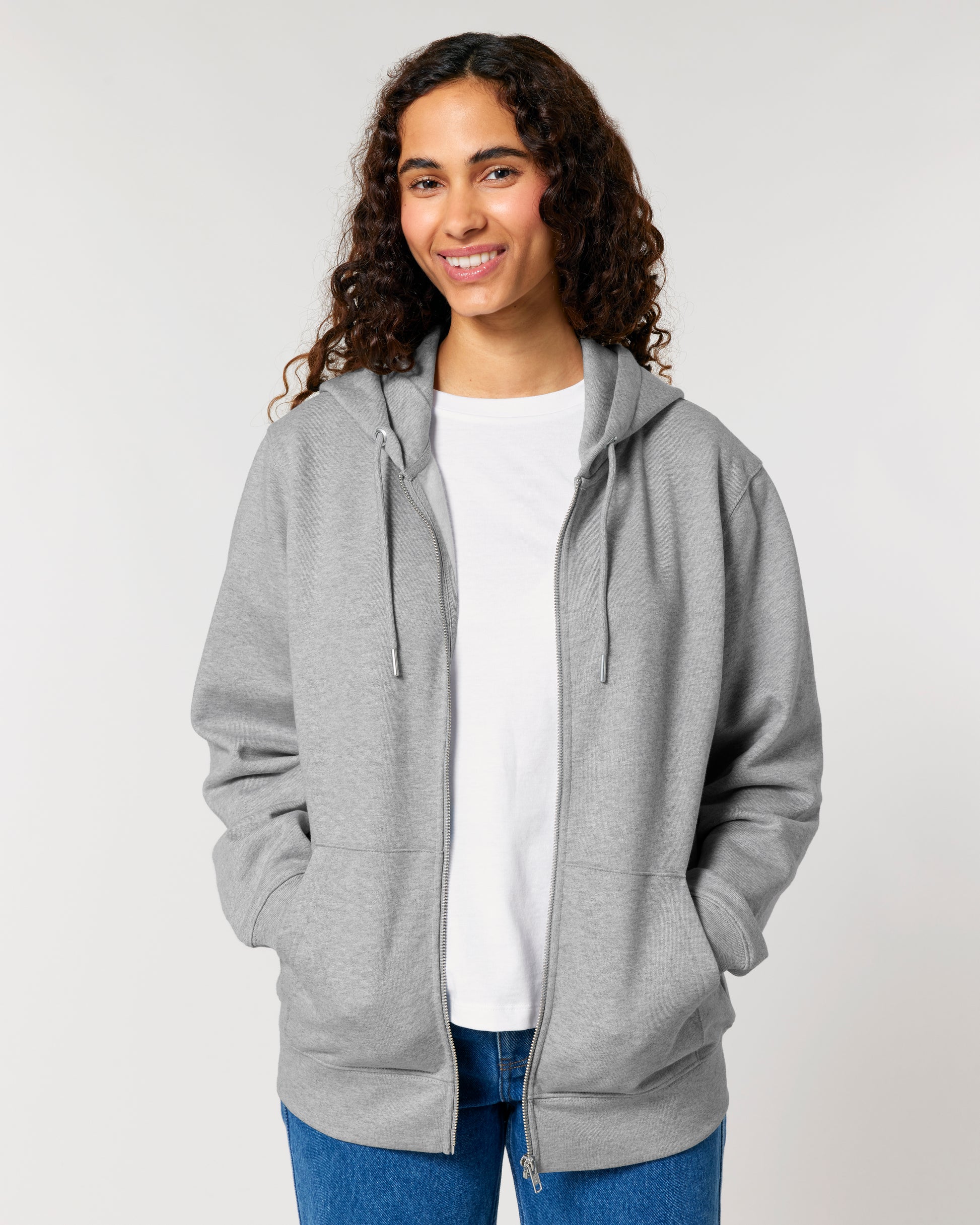 Organic Unisex Zipped Hoodie Medium fit - Cultivator 2.0