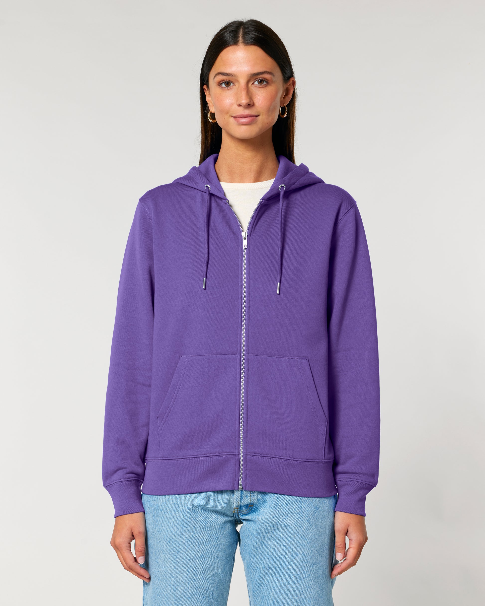 Organic Unisex Zipped Hoodie Medium fit - Cultivator 2.0