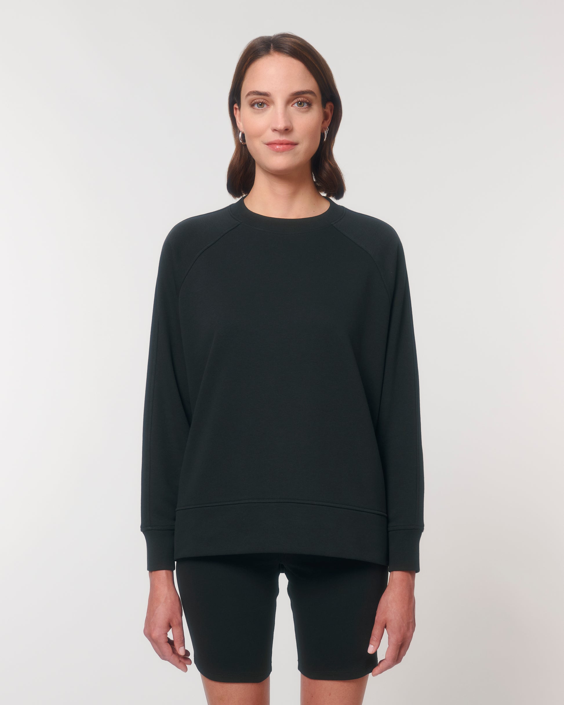 Organic Oversized Sweater with a Round Neck for Women - Stella Wilder