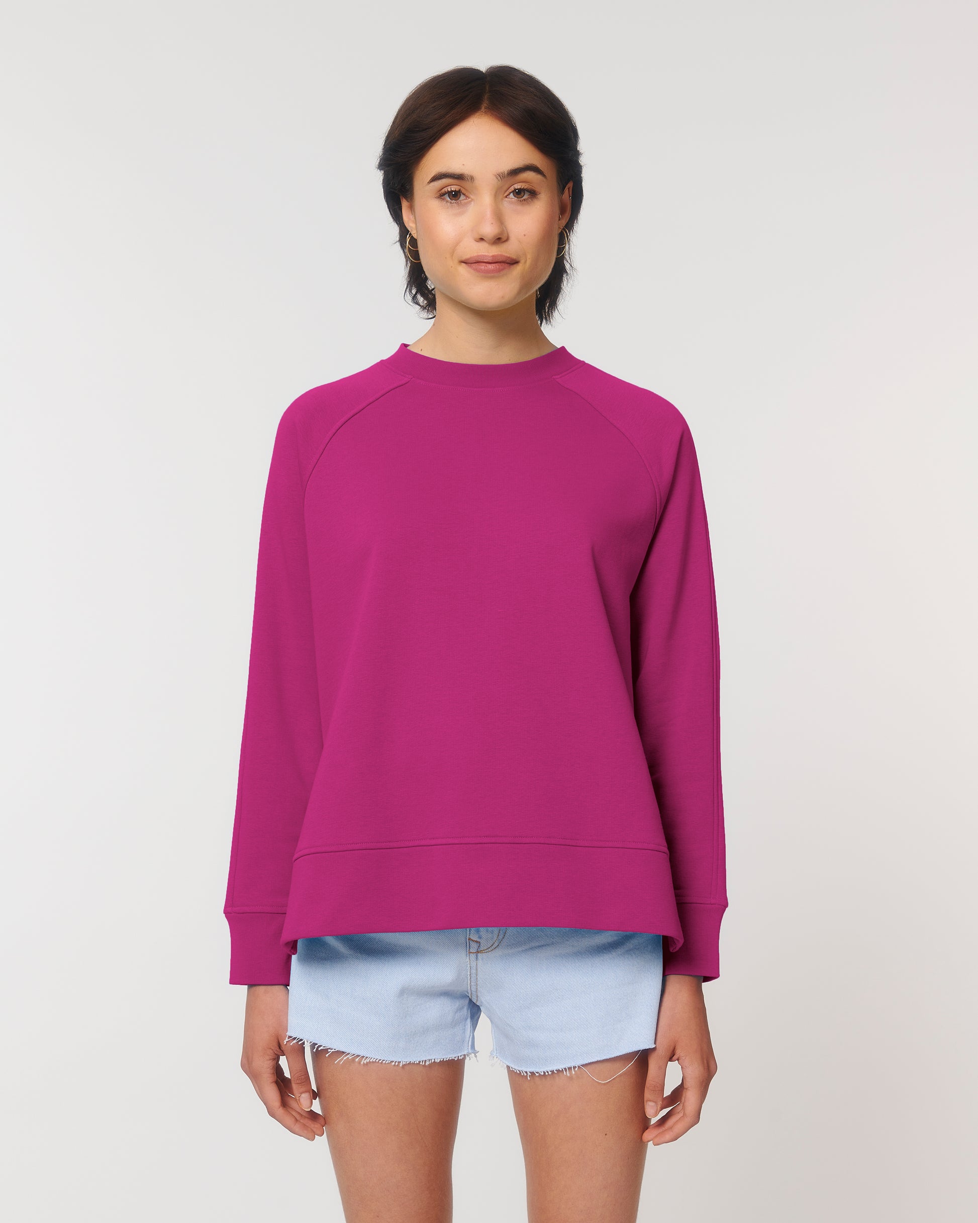 Organic Oversized Sweater with a Round Neck for Women - Stella Wilder