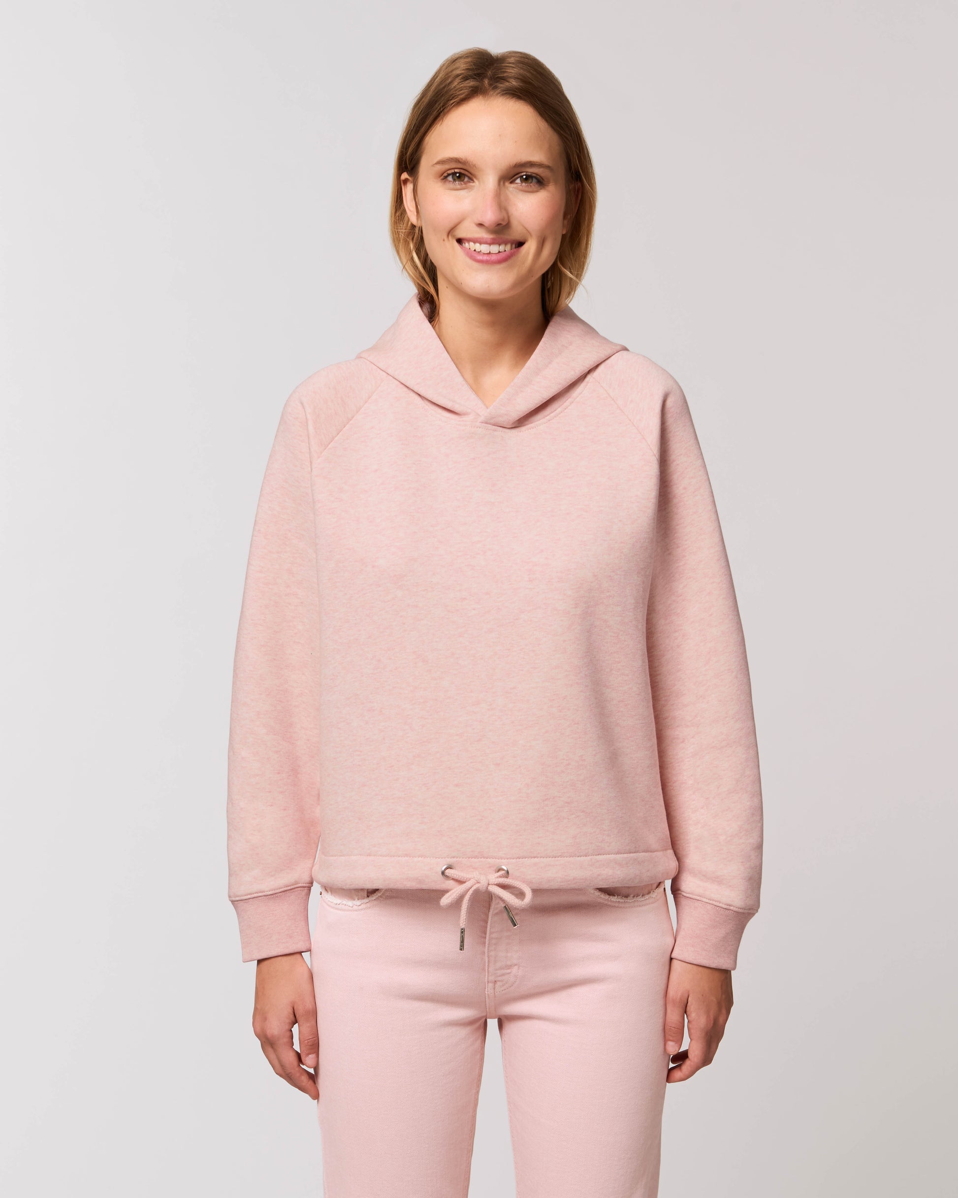 Organic Cropped Hooded Sweat Women Normal Fit - Stella Bower