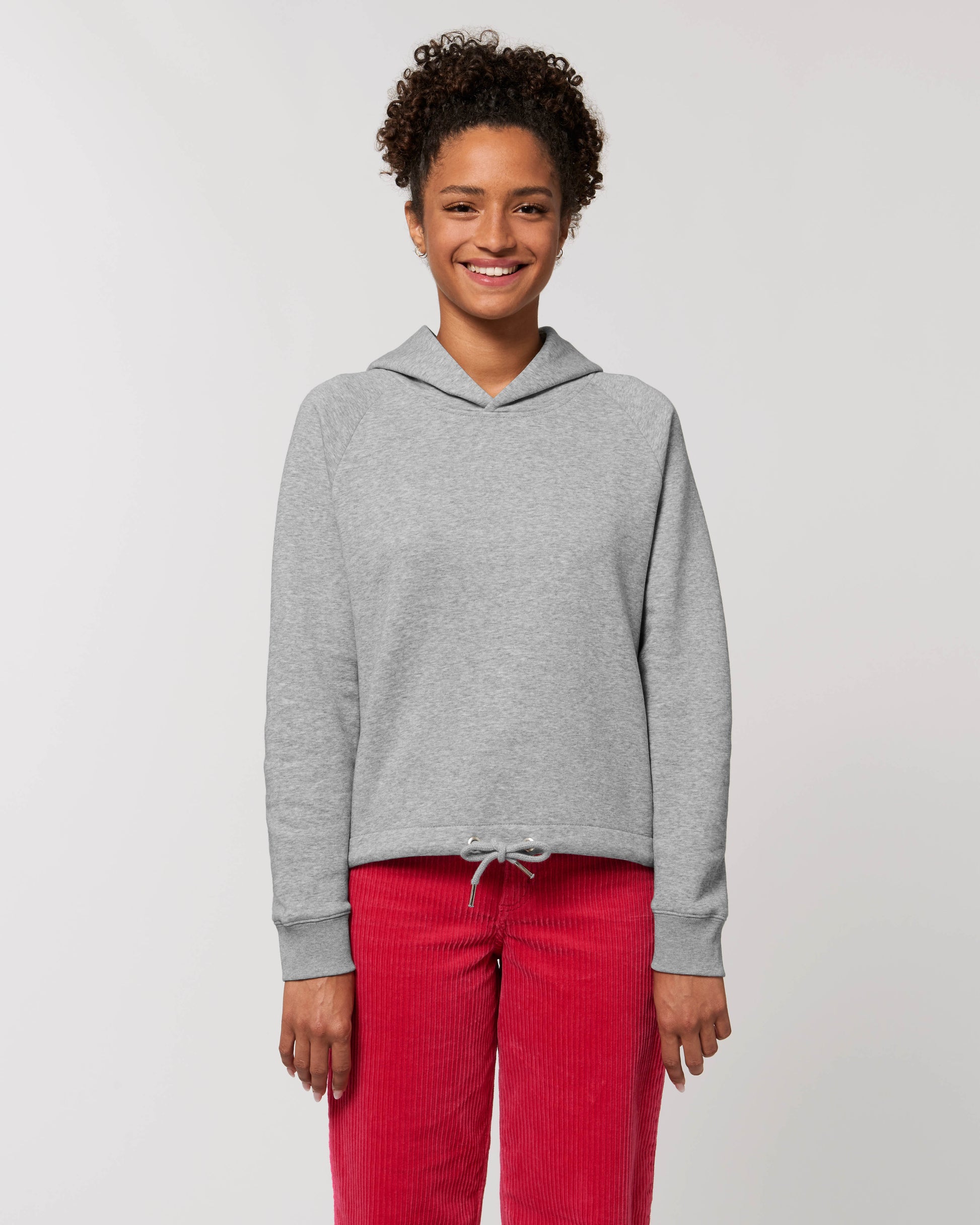 Organic Cropped Hooded Sweat Women Normal Fit - Stella Bower