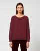 Organic women round neck sweat relaxed fit - Stella Dazzler