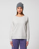 Organic women round neck sweat relaxed fit - Stella Dazzler