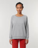 Organic women round neck sweat relaxed fit - Stella Dazzler