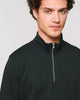 Organic men quarter zip sweat fitted- Stanley Trucker