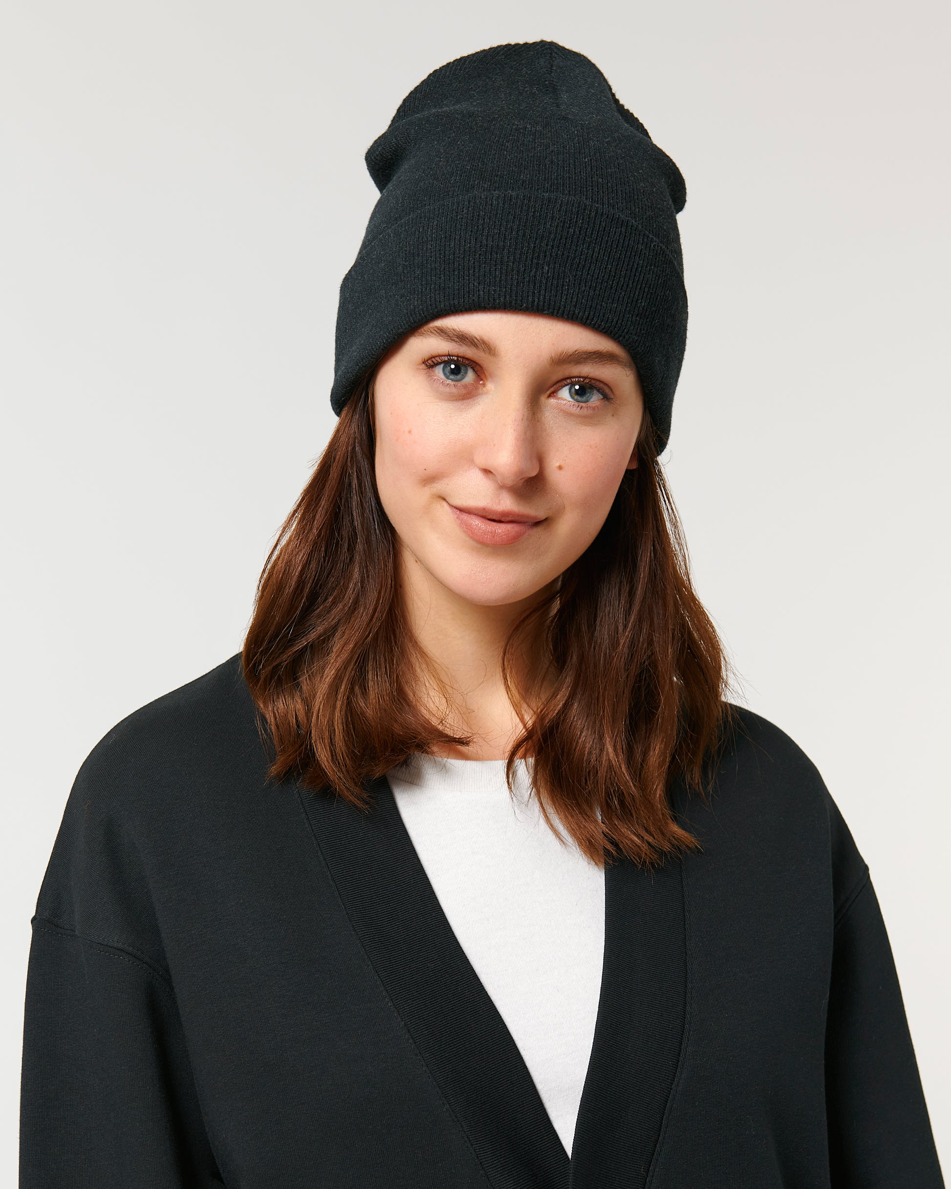 Organic Unisex Rib Beanie