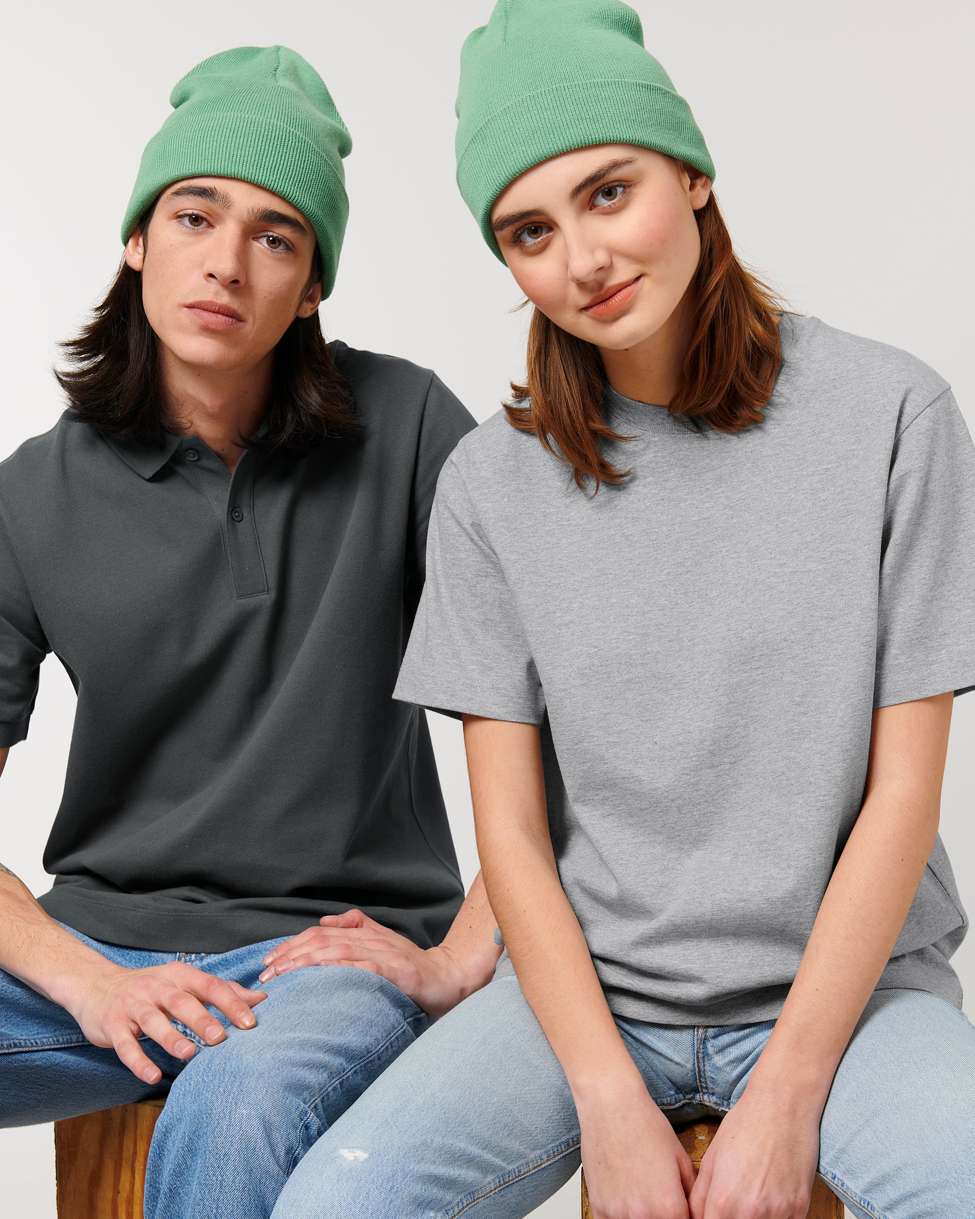 Organic Unisex Rib Beanie