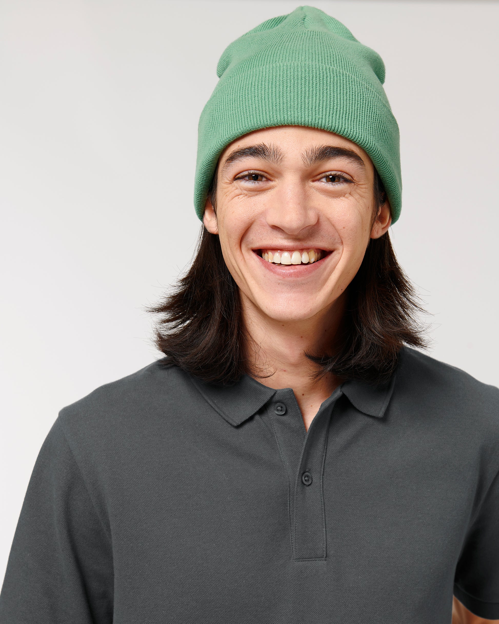 Organic Unisex Rib Beanie