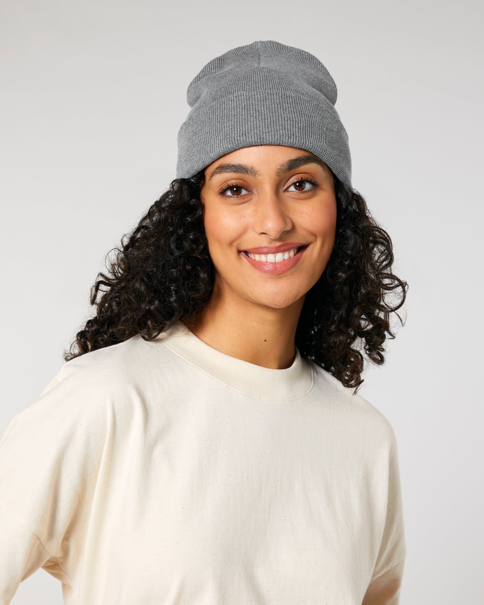 Organic Unisex Rib Beanie