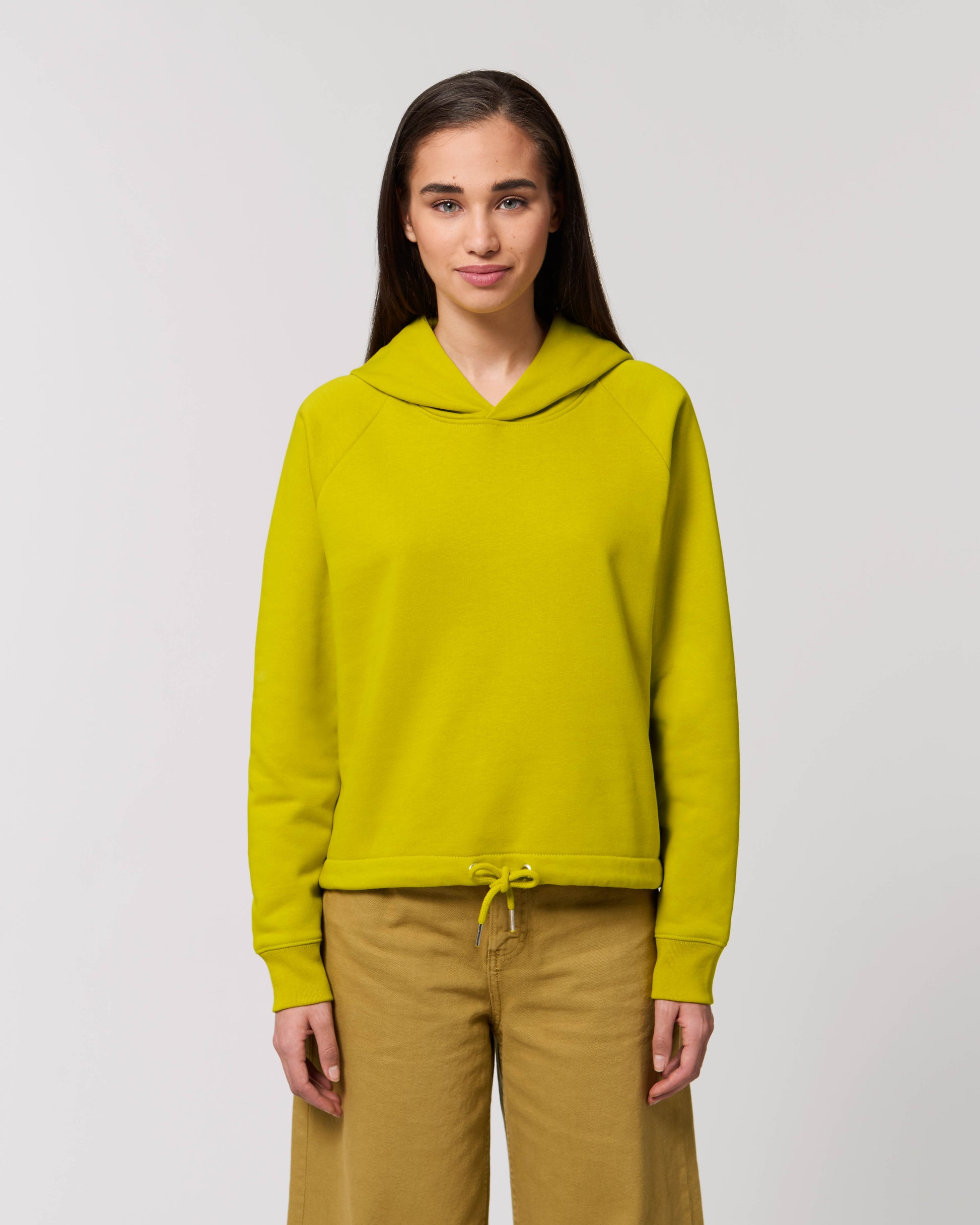 Organic Cropped Hooded Sweat Women Normal Fit - Stella Bower