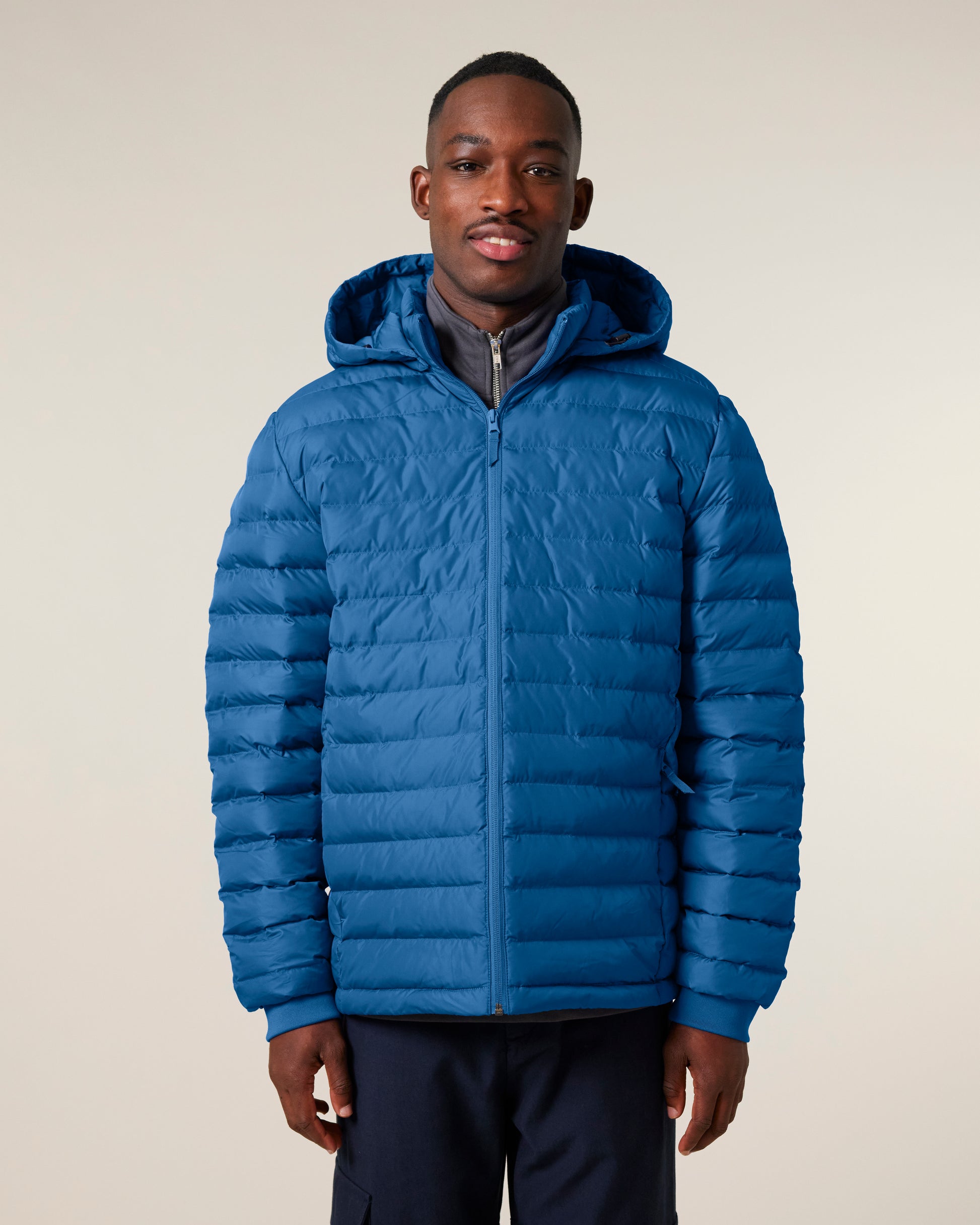 Recycled mens hooded softshell fitted - Stanley Voyager